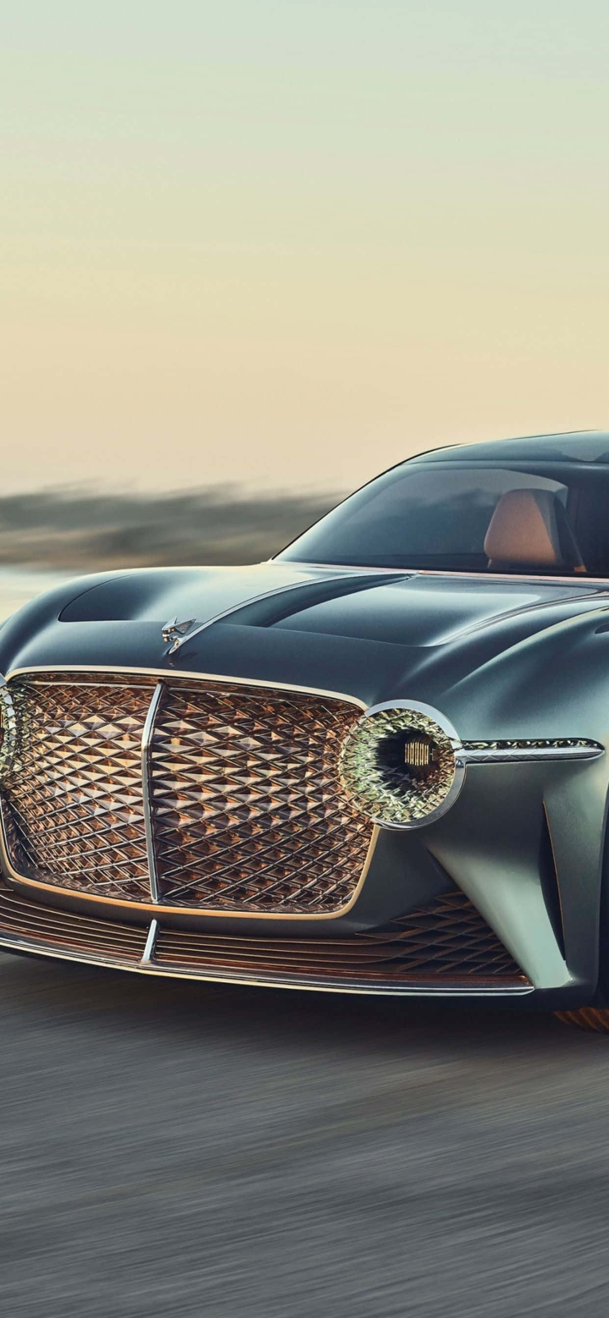 Lux - iPhone XS Max într-un Bentley Fundal