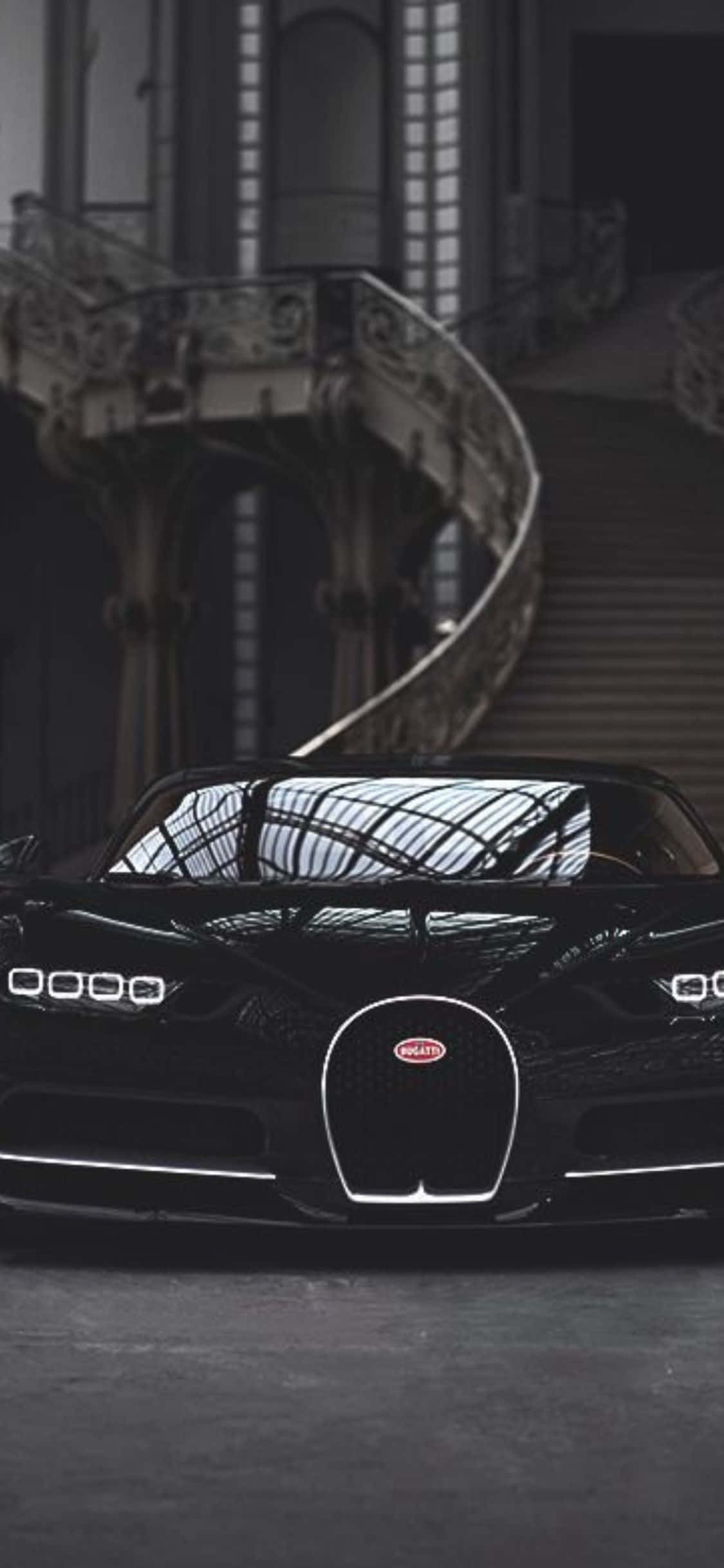 Luxul și Stilul iPhone Xs Bugatti de la Apple Fundal