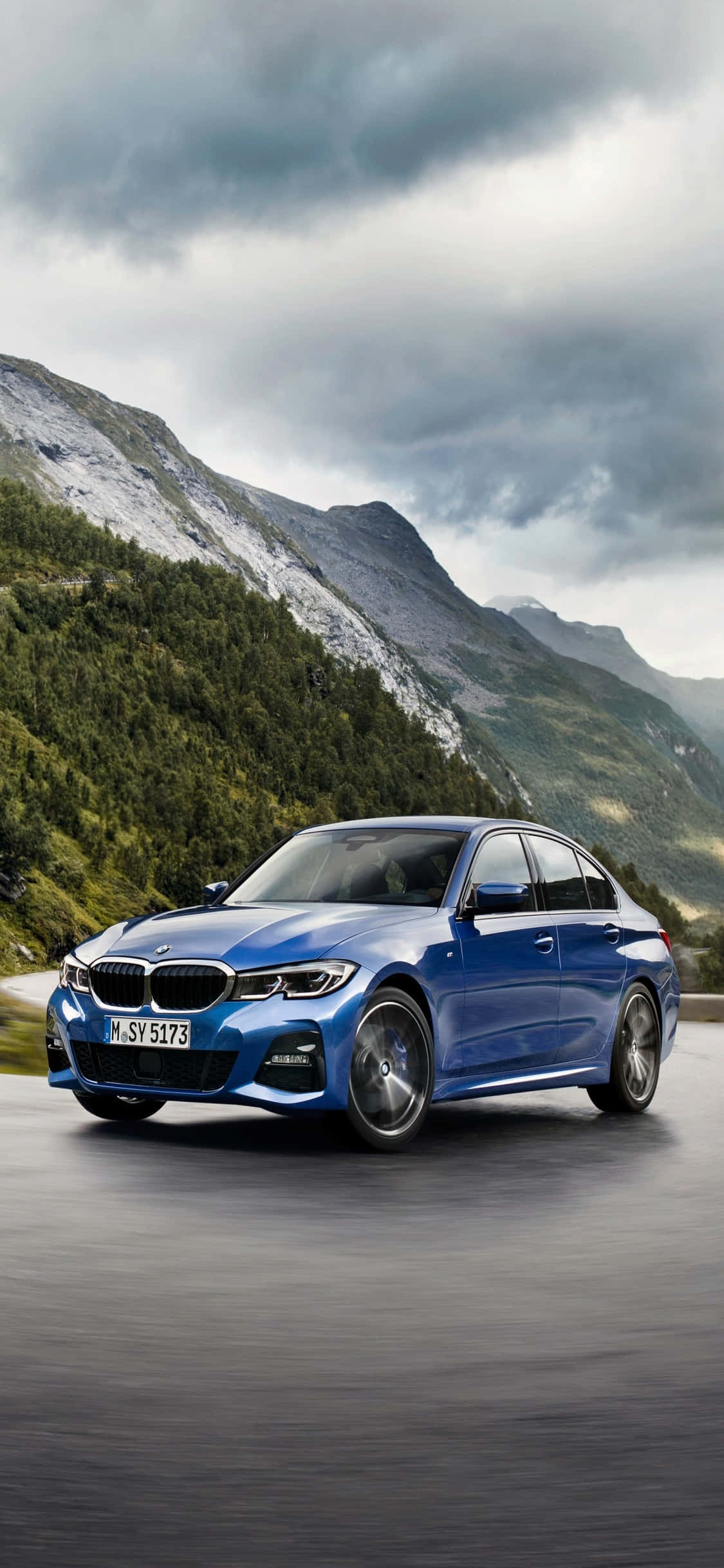 Luxus BMW în palmă Fundal