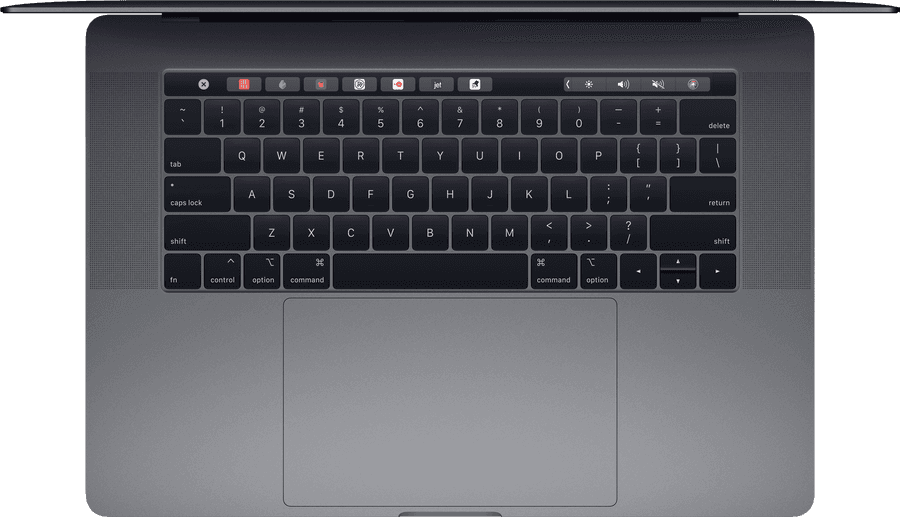 Mac Book Pro Tastatură Vedere De Sus Fundal