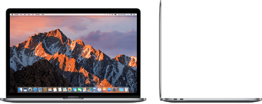Mac Book Pro vedere frontală și laterală Fundal
