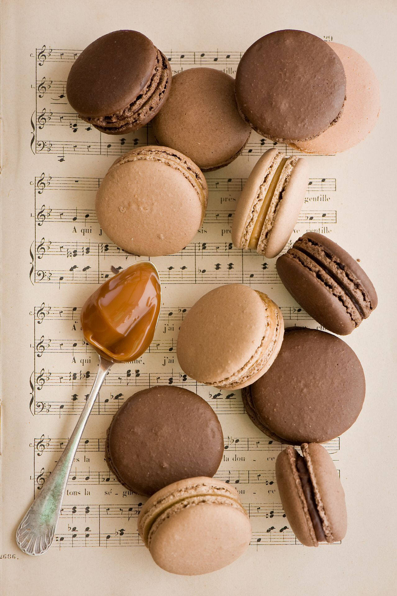 Macarons neutre pentru iPhone Fundal
