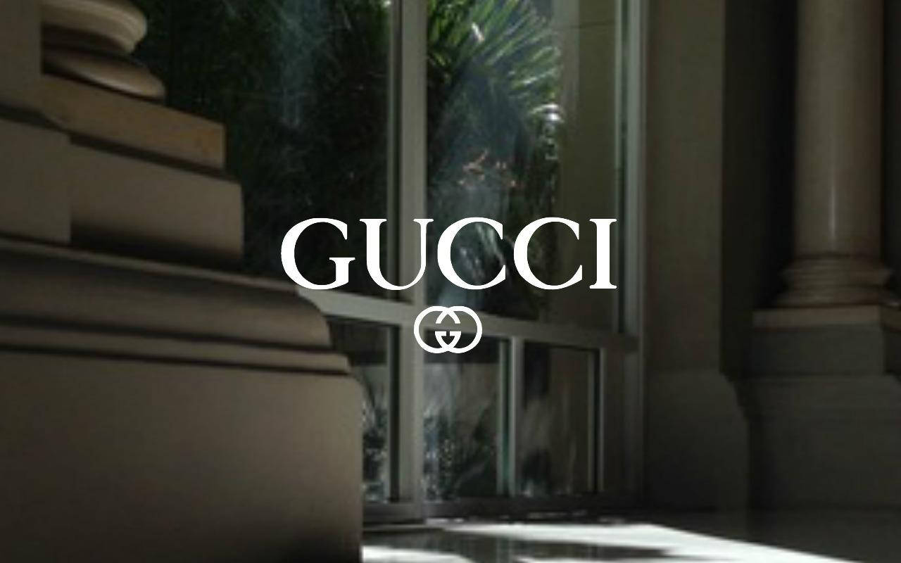 MacBook Gucci estetic Fundal