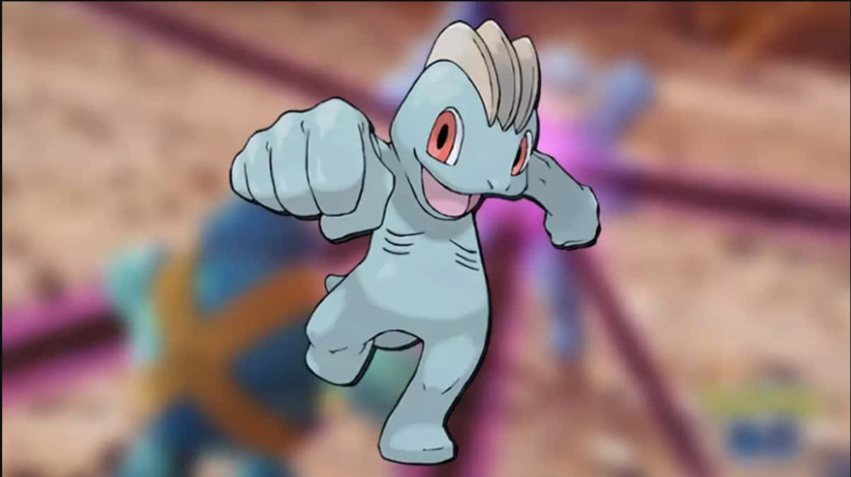 Machop cu fundal neclar Fundal