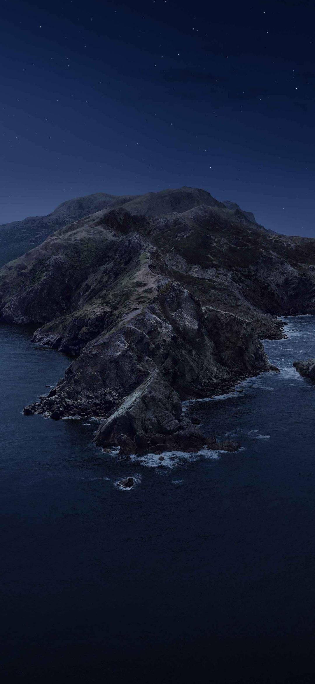 macOS Catalina Cerul Albastru Adânc Fundal
