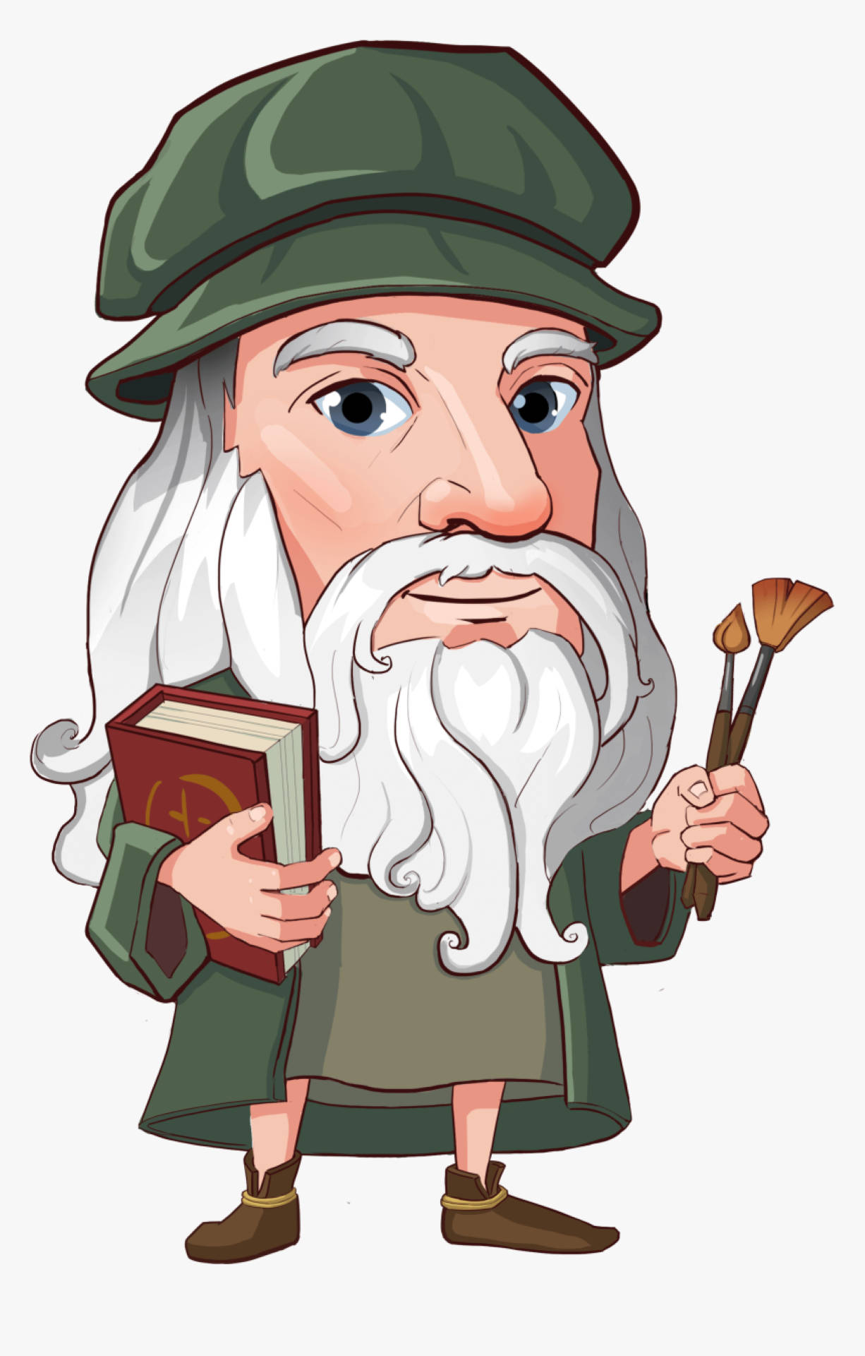 Maestria desăvârșită a lui Leonardo Da Vinci în arta grafică, evidențiată în monocrom. Fundal