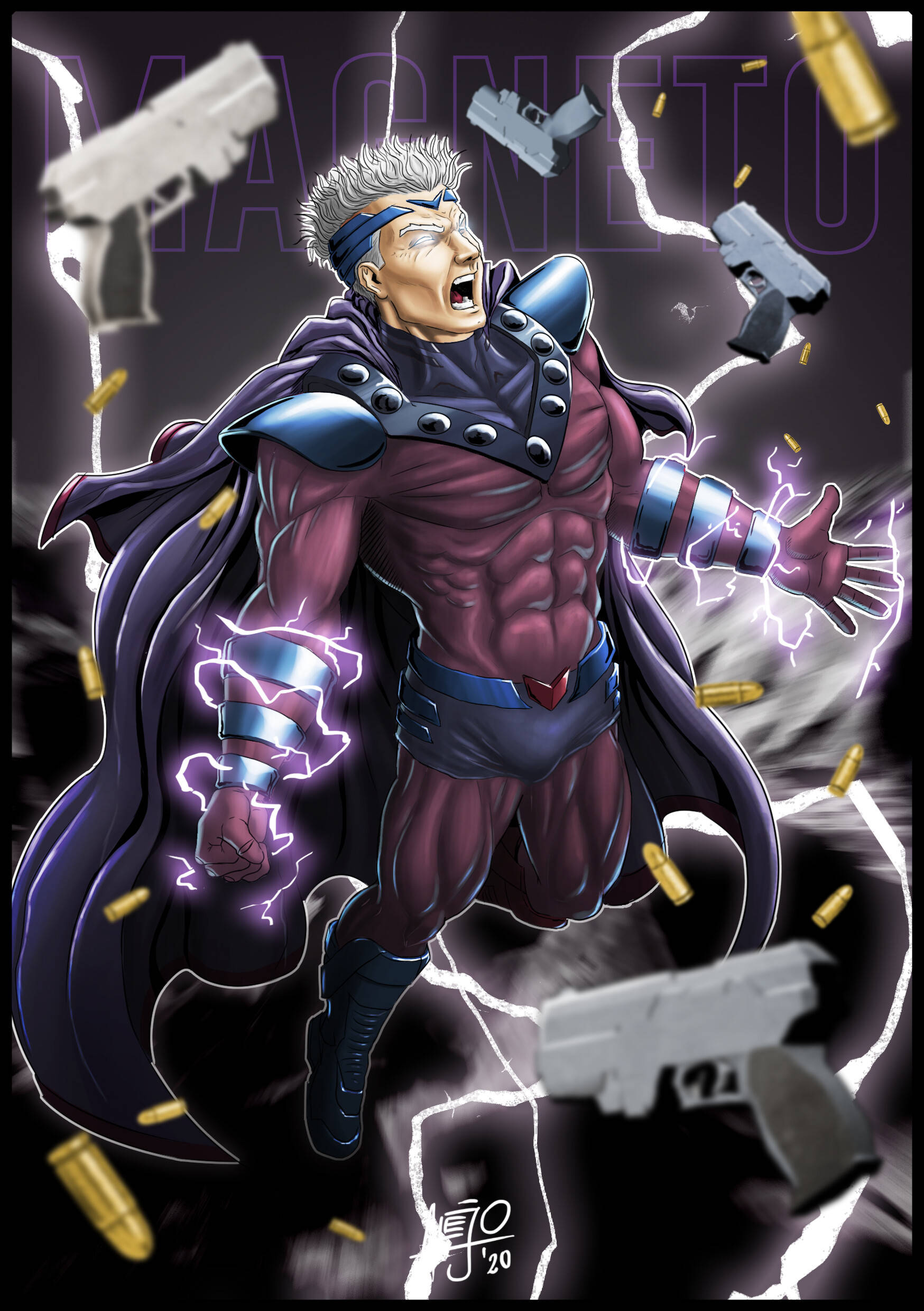 Magneto Arme și Gloanțe Fundal
