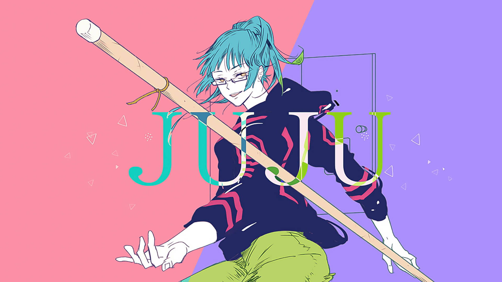 Maki Zenin Ilustrație Digitală Jujutsu Kaisen Desktop Fundal