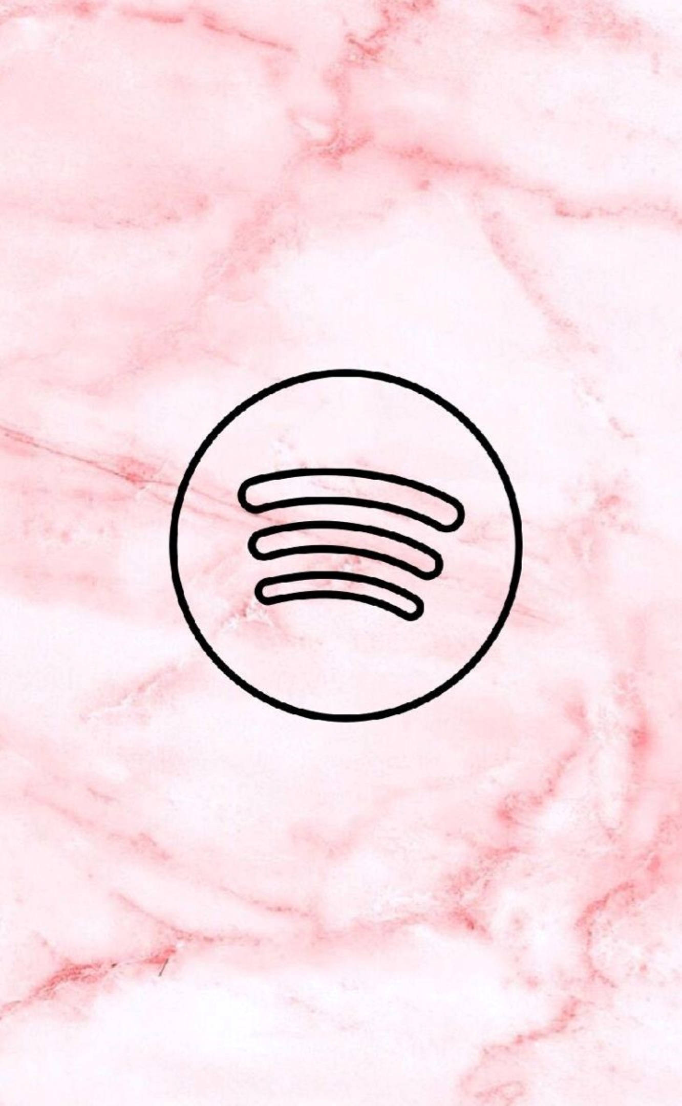 Marble Pink Spotify Fundal