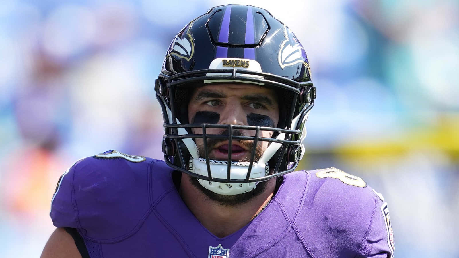 Mark Andrews de la Baltimore Ravens NFL Fundal