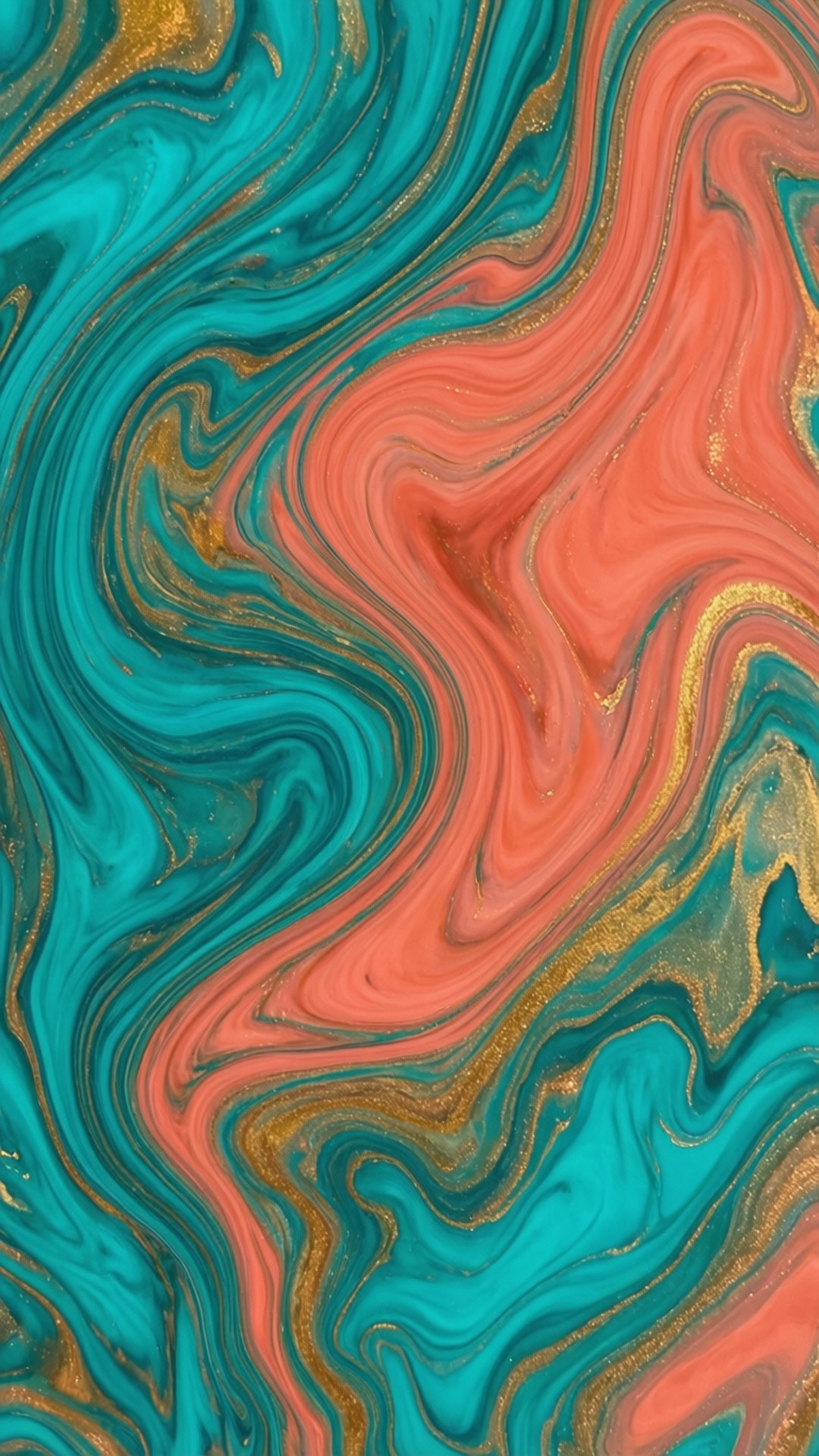 Marmură Coral Teal Fundal