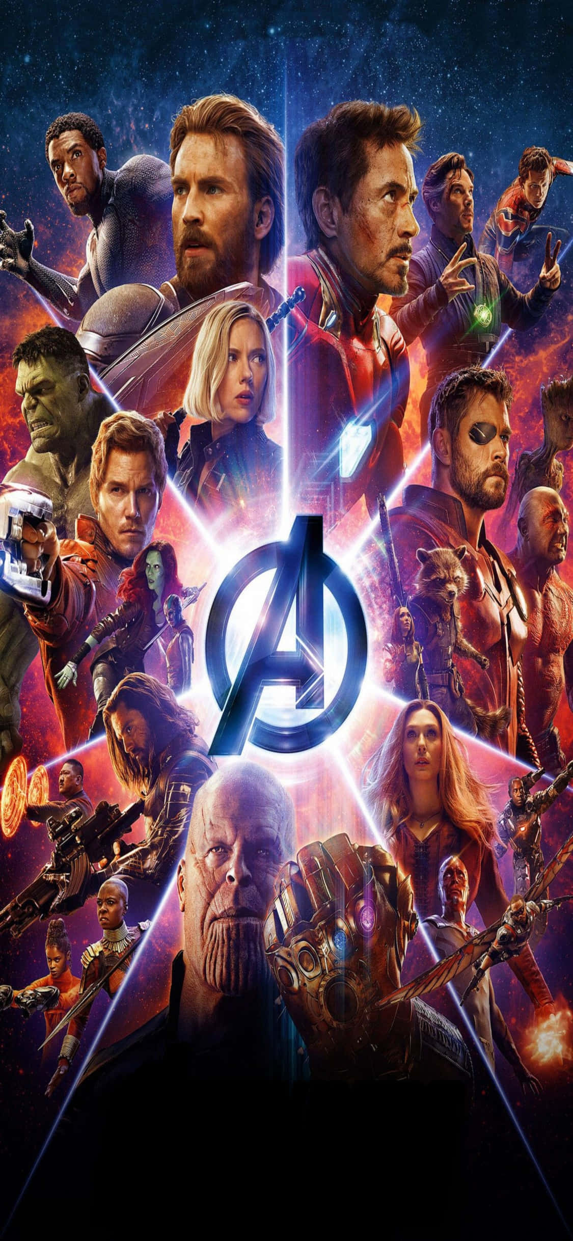 Marvel's Avengers se unesc cu iPhone Xs Fundal