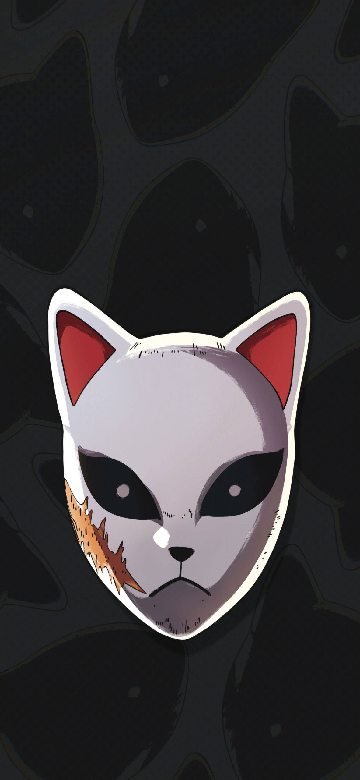 Mască Cool Sabito Demon Slayer Fundal