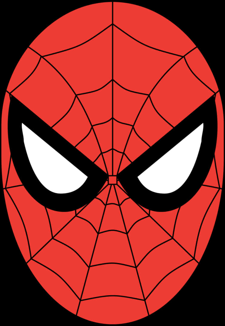 Masca iconică a lui Spiderman Fundal