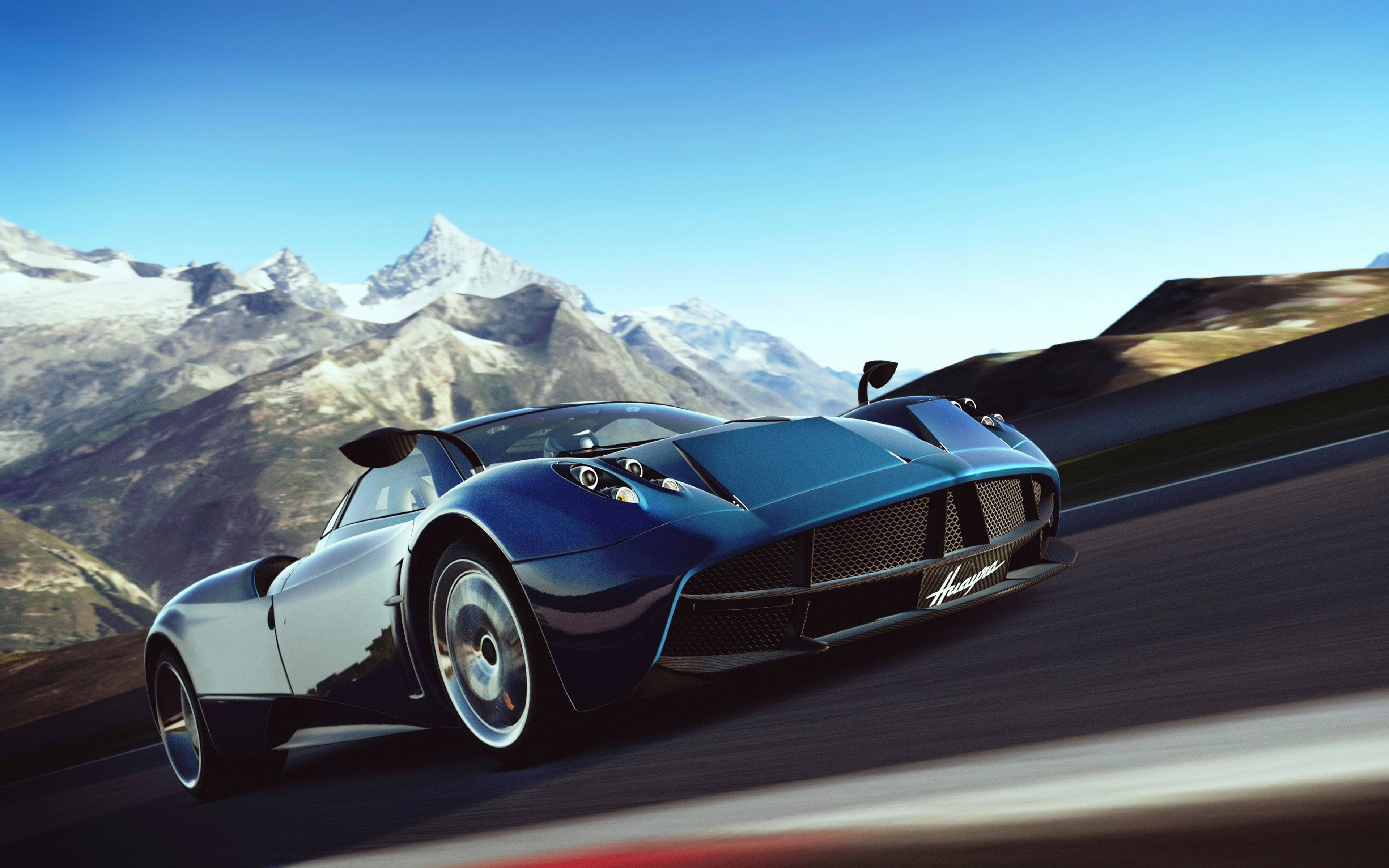 Mașină 4K Pagani Huayra Fundal