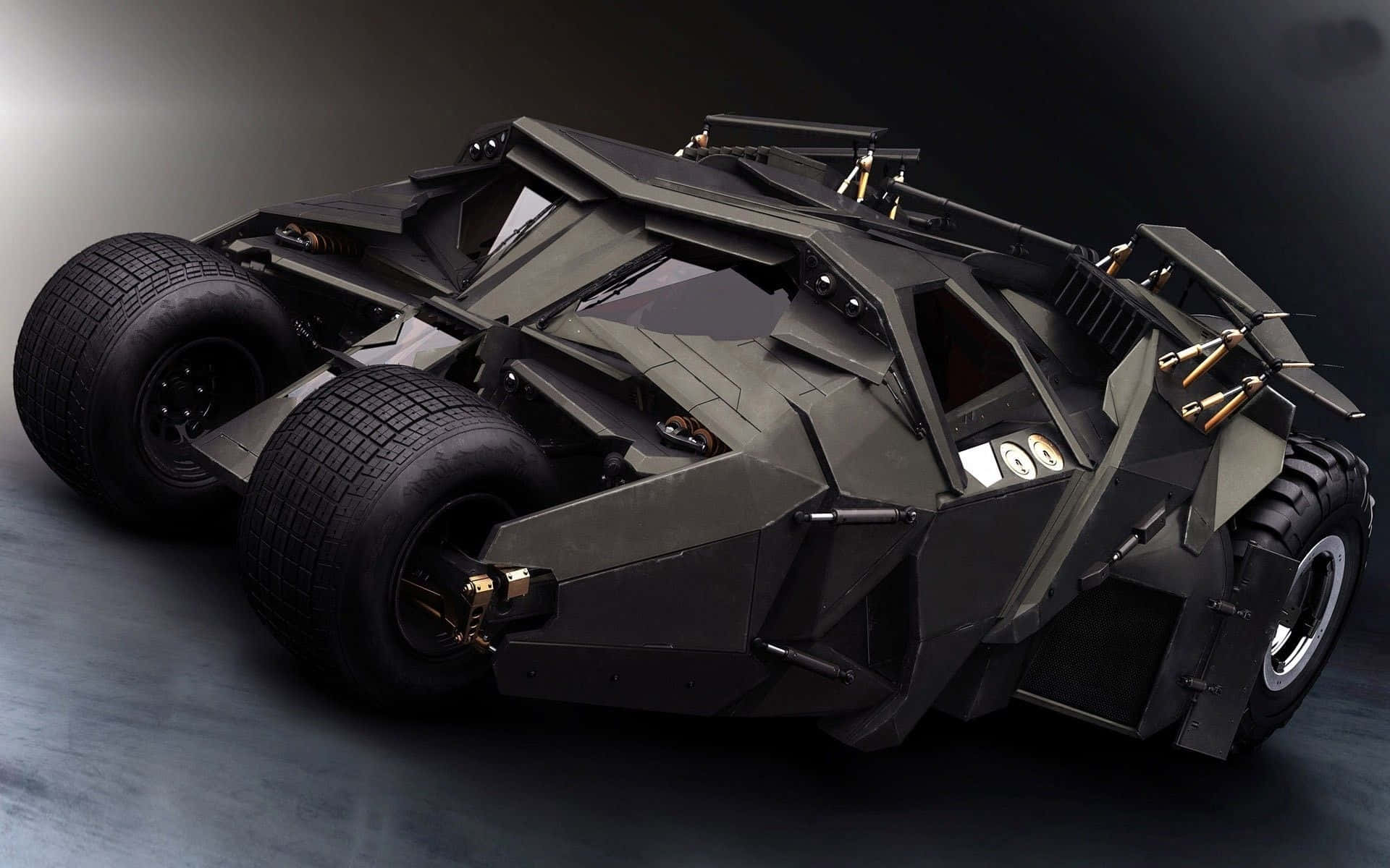 Mașina Batman Părți Metalice Fundal