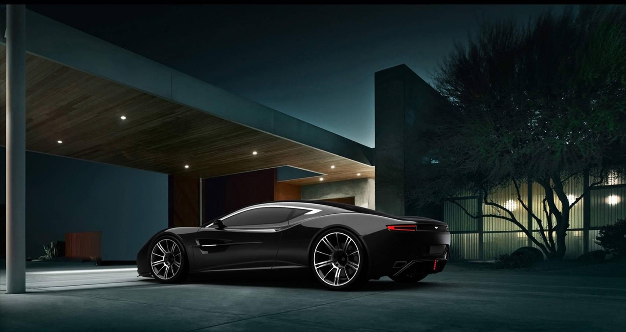 Mașină Cool Aston Martin Fundal