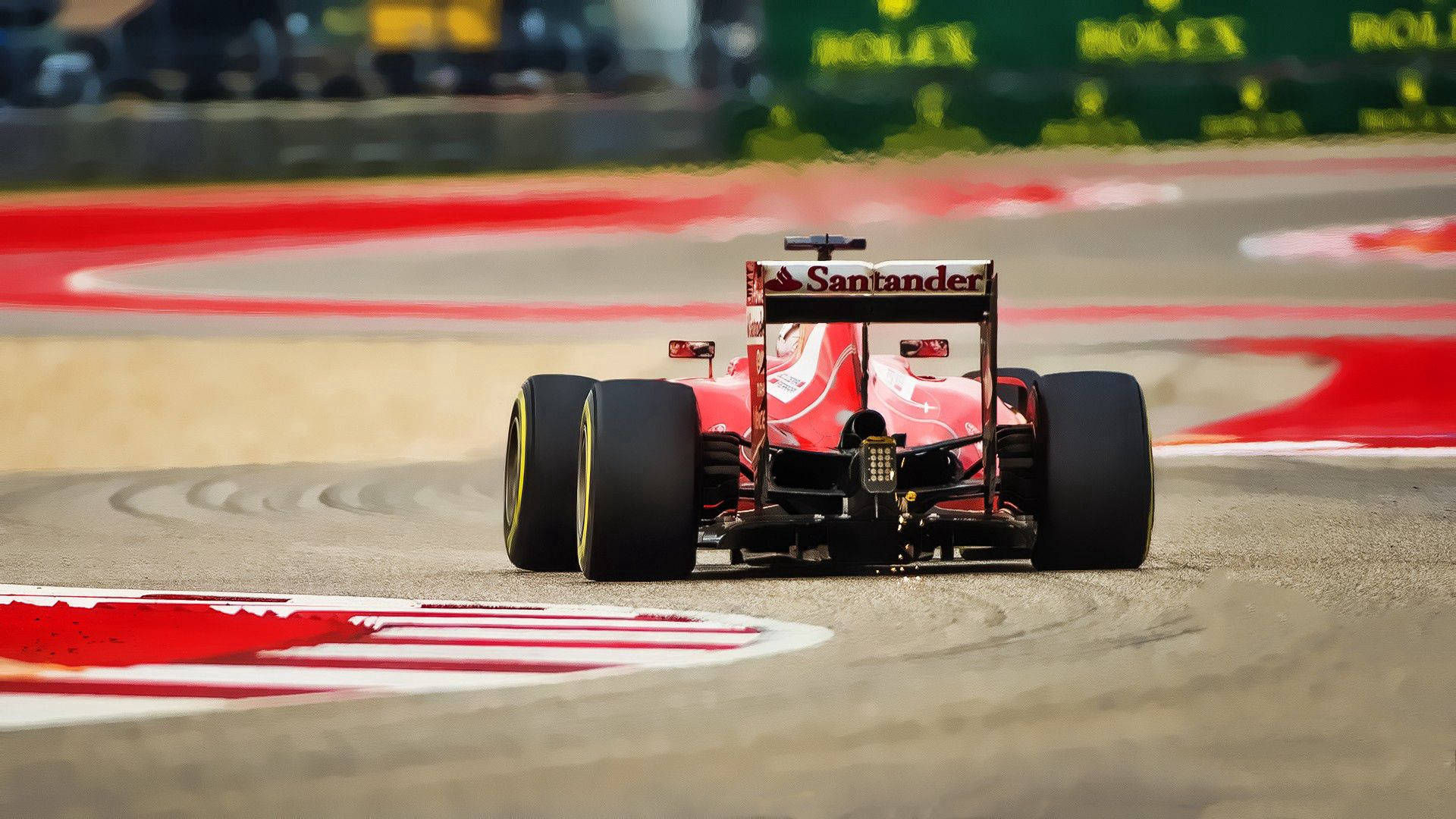 Mașină de curse Ferrari Formula 1 Fundal