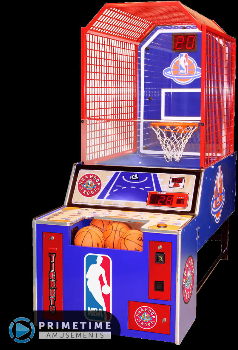 Mașină de joc baschet arcade Fundal