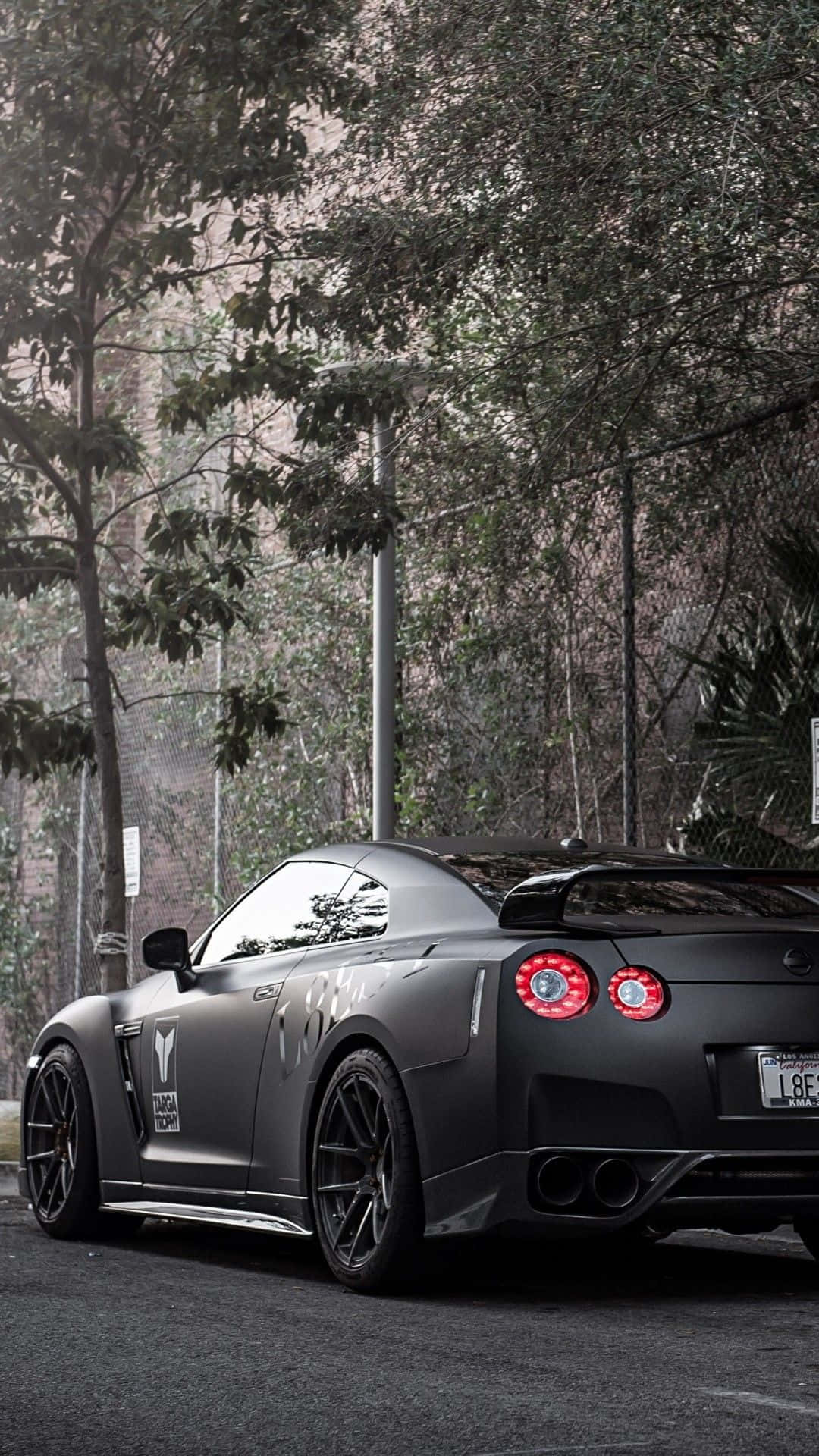 Mașină GTR R35 Neagră Fundal