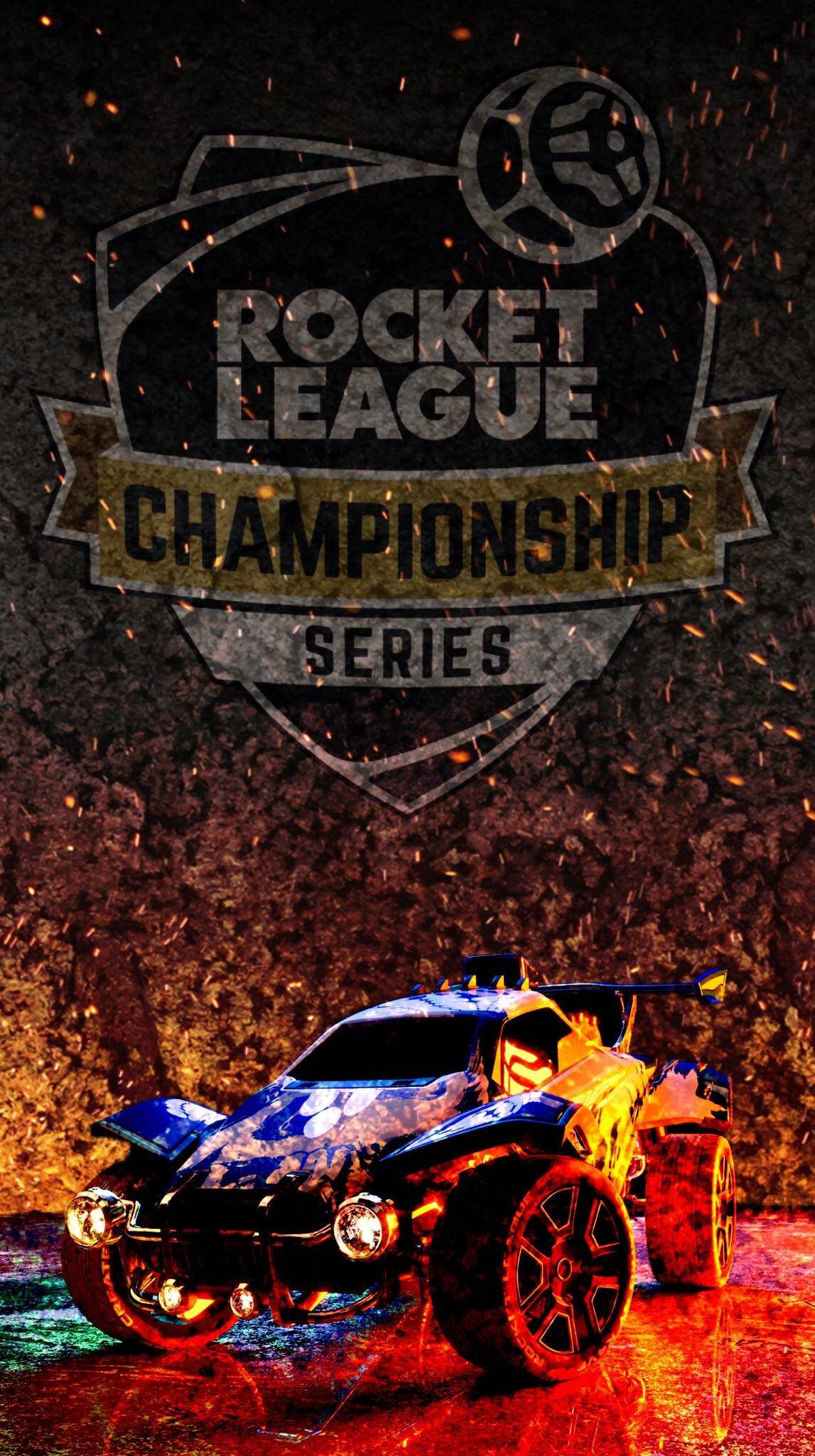 Mașină în flăcări din Rocket League Fundal