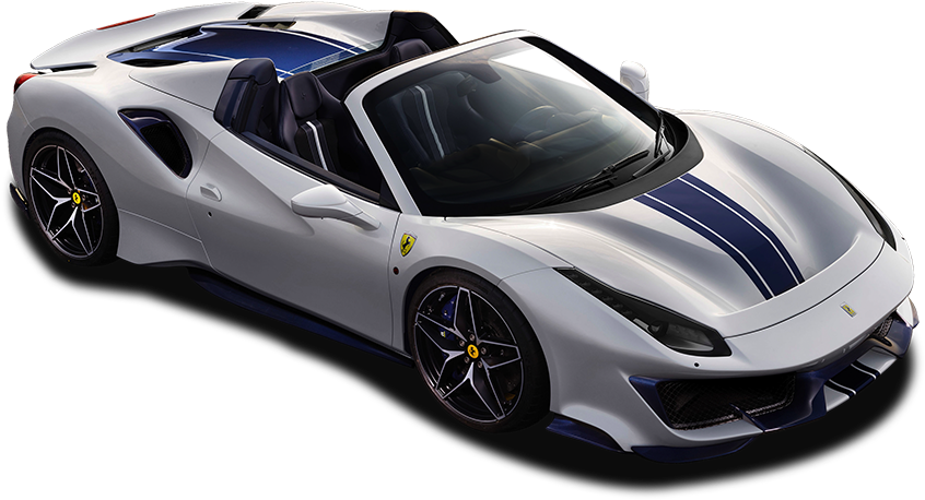 Mașină sport decapotabilă Ferrari argintiu Fundal