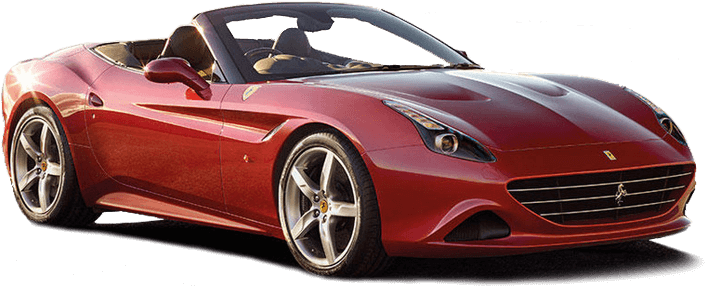 Mașină sport decapotabilă Ferrari roșie Fundal