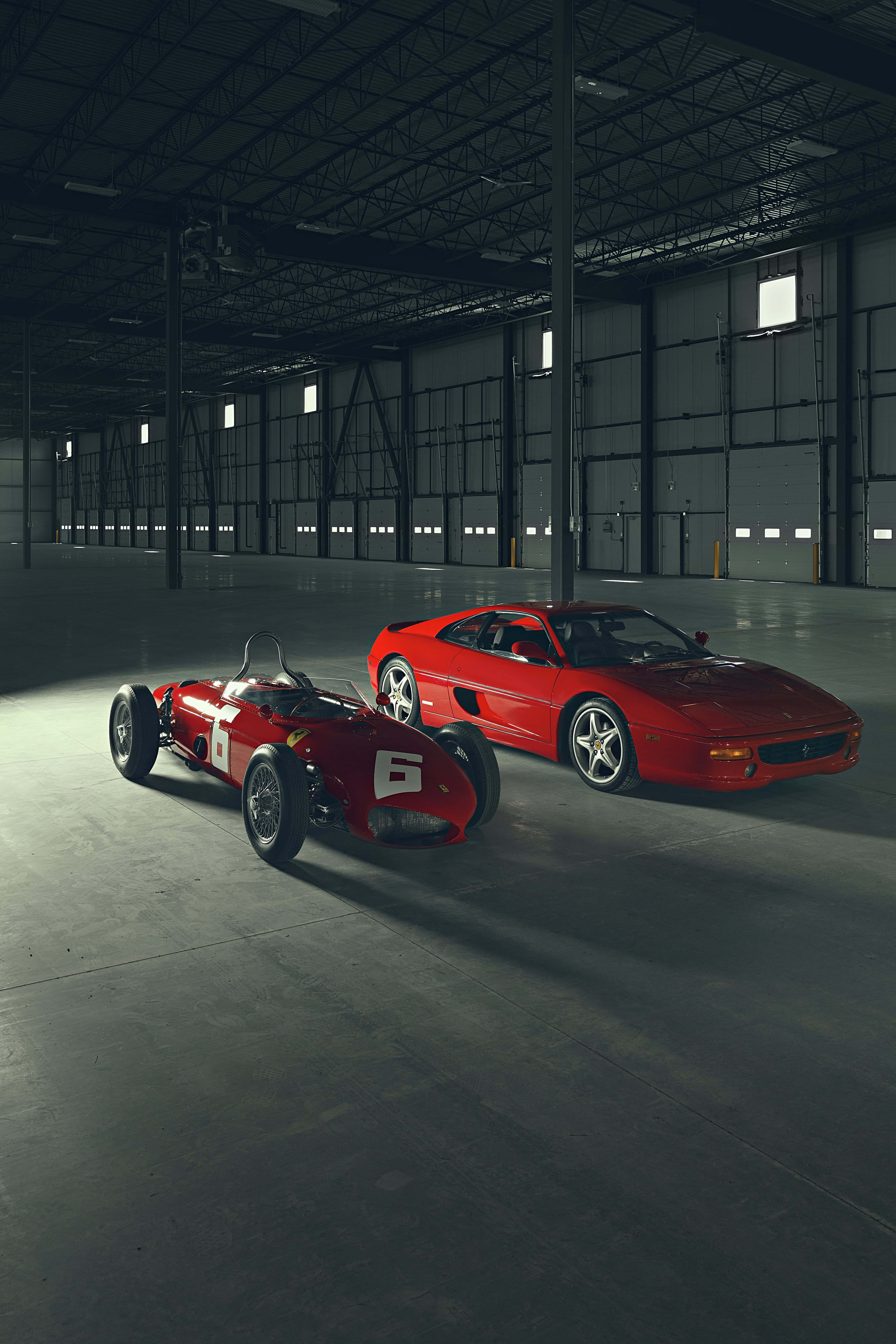 Mașină Sport Ferrari Impresionantă Fundal