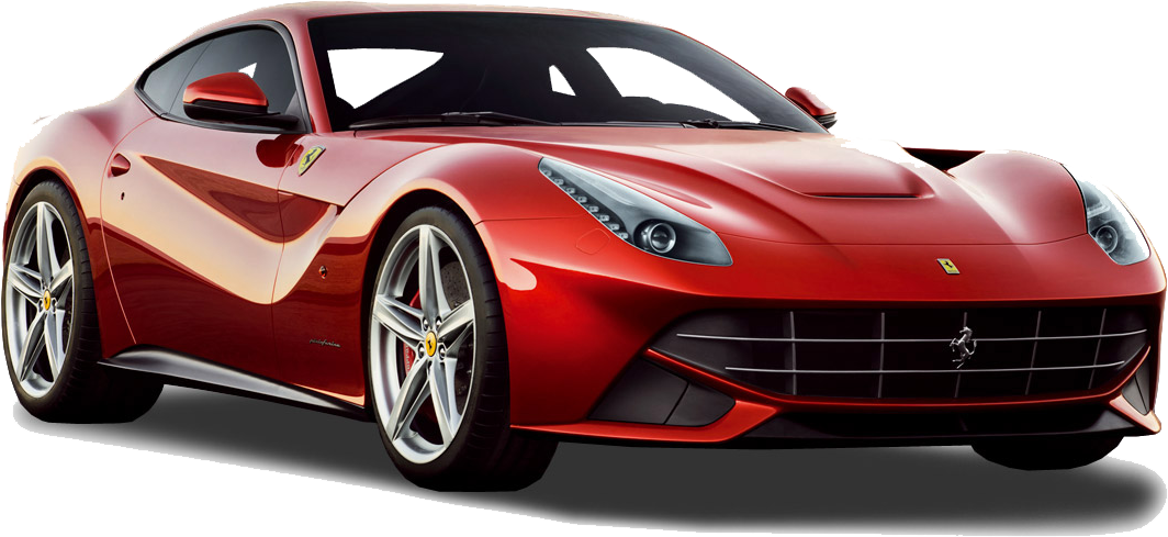 Mașină sport Ferrari roșie izolată Fundal