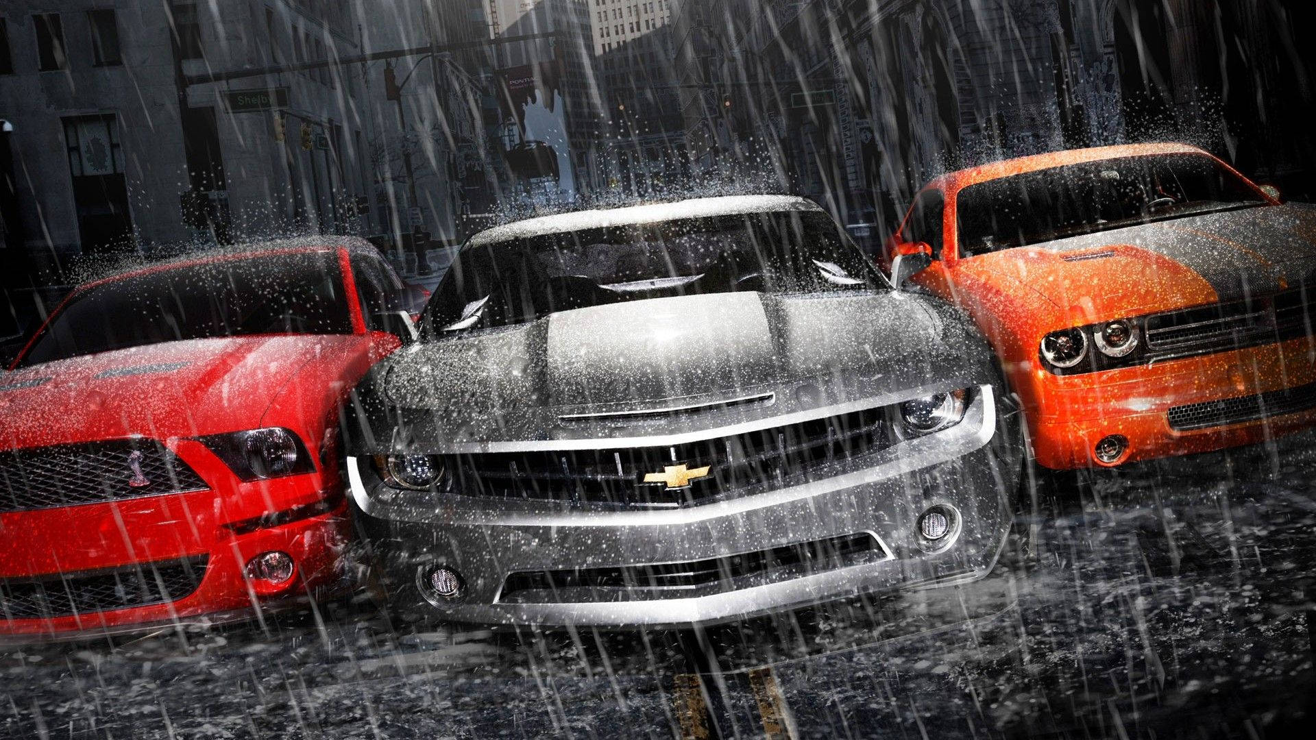 Mașini Foarte Tari Chevrolet Camaro Fundal