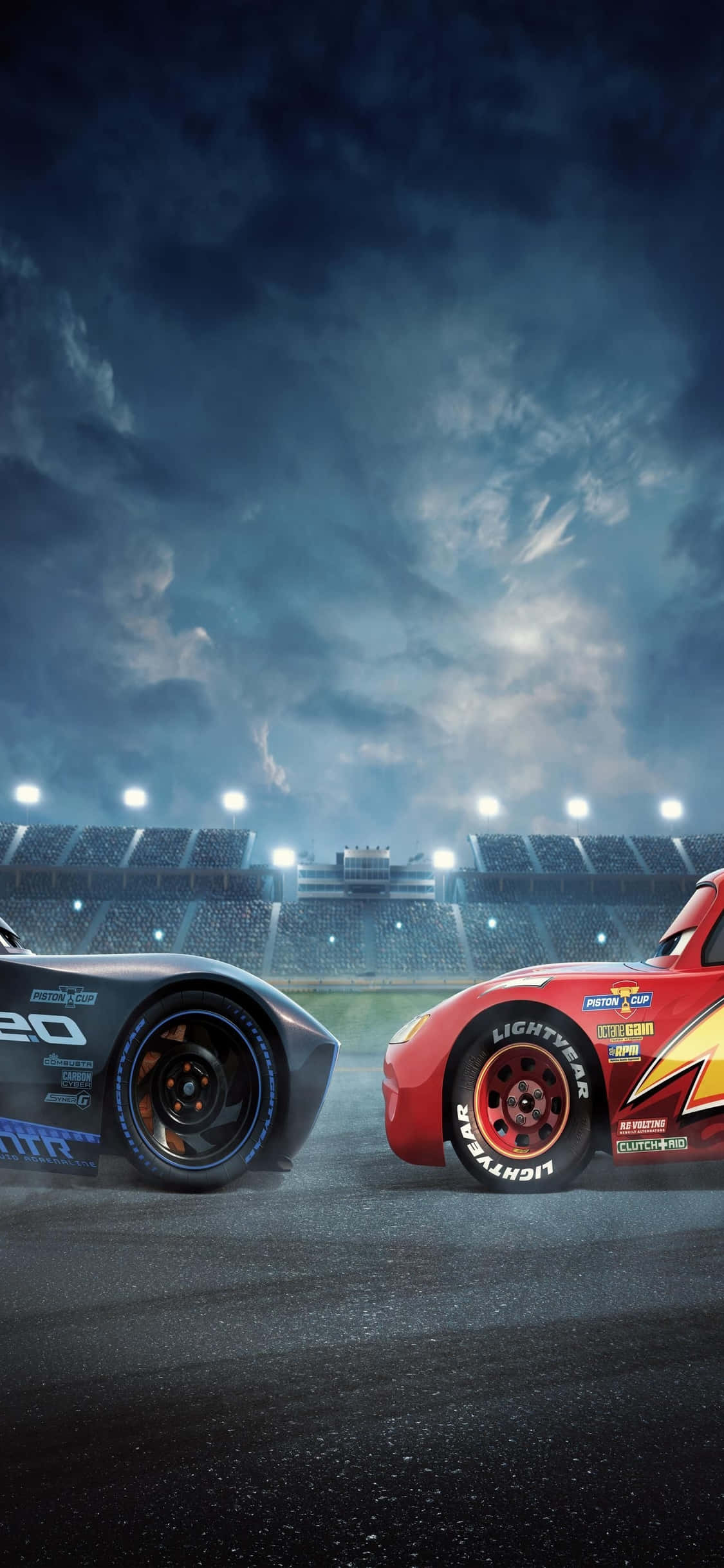 McQueen și Jackson Storm Fundal iPhone X Mașini Fundal