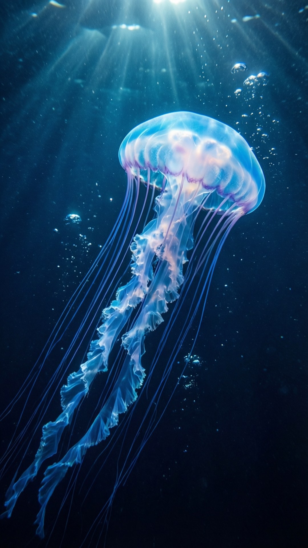 Meduză Luminoasă Fundal