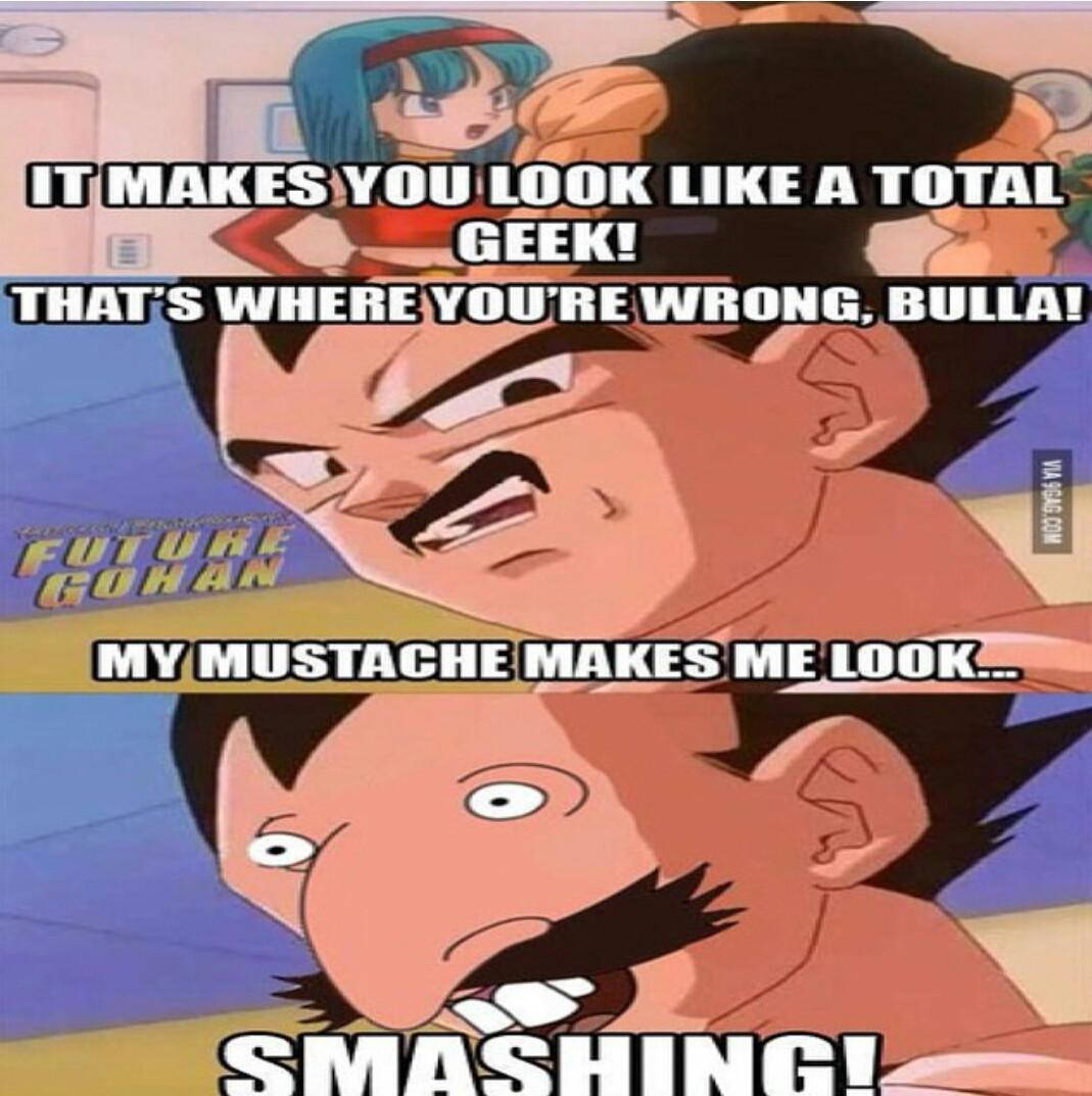 Meme Anime PFP Smashing Dragon Ball Fundal