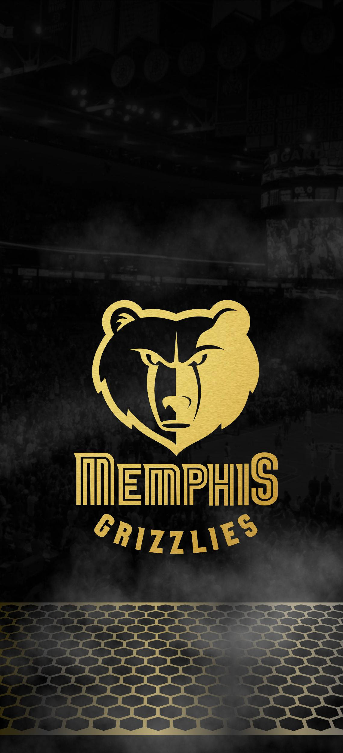Memphis Grizzlies Galben Fundal
