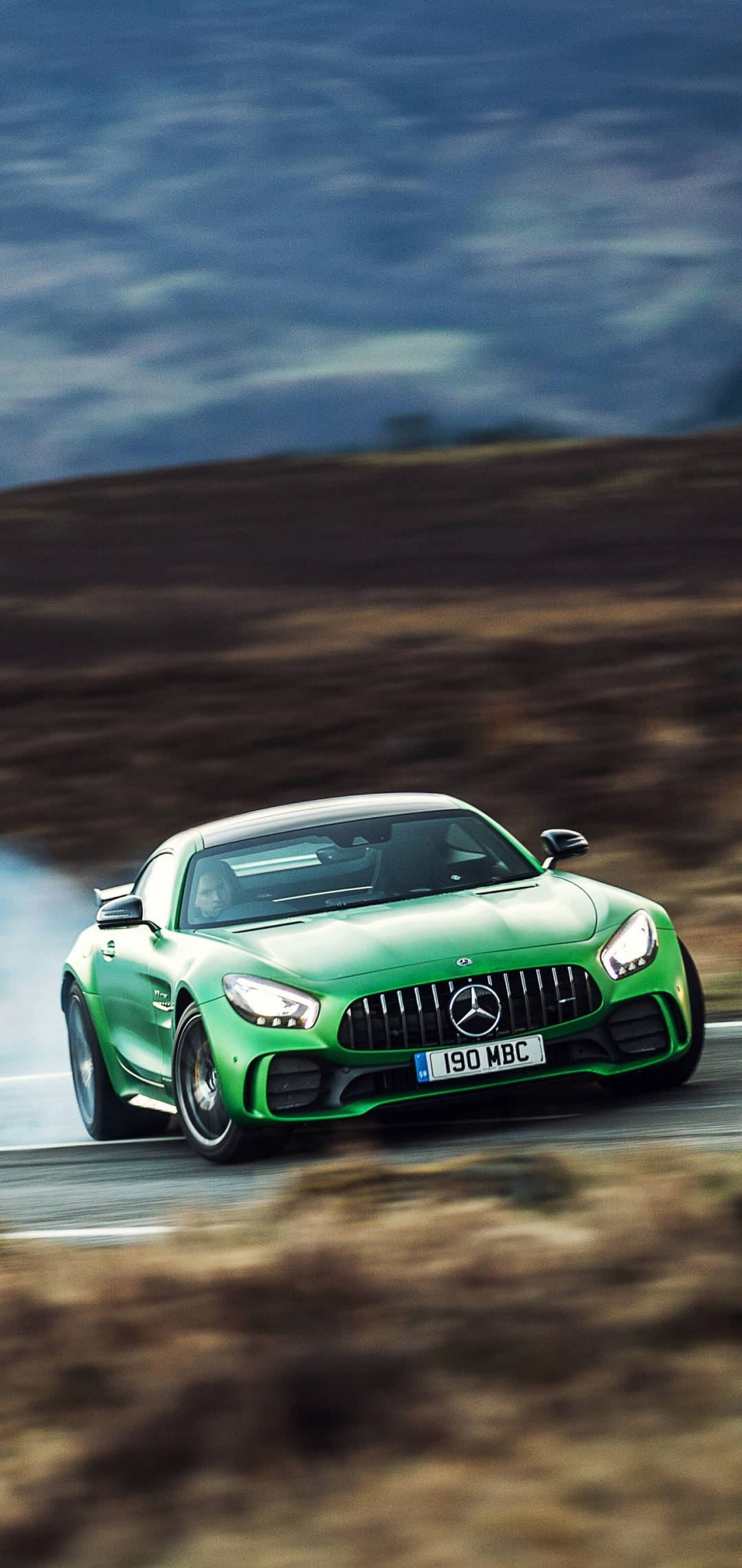 Mercedes AMG Racing Verde iPhone Fundal