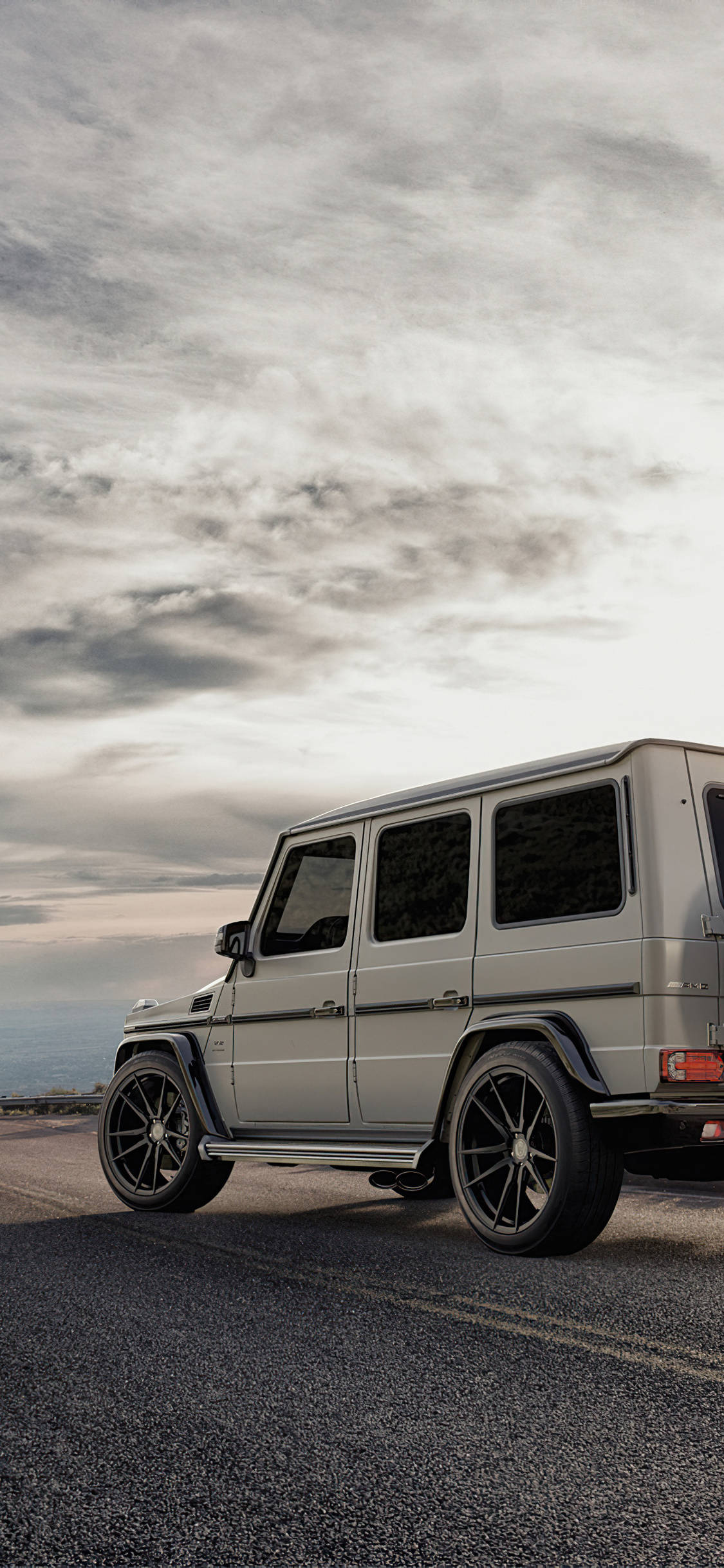 Mercedes Benz Alb Wagon iPhone Fundal