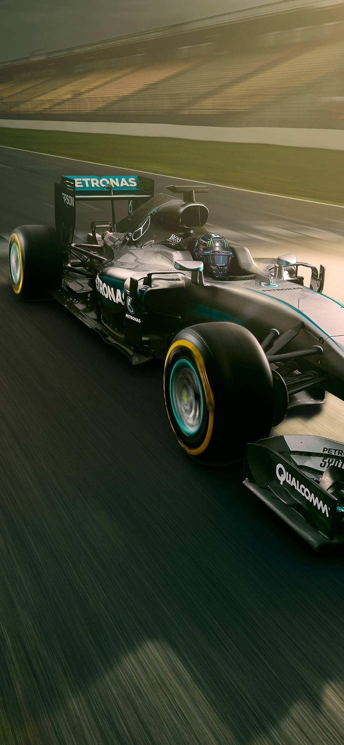 Mercedes F1 iPhone Pista de Curse Fundal