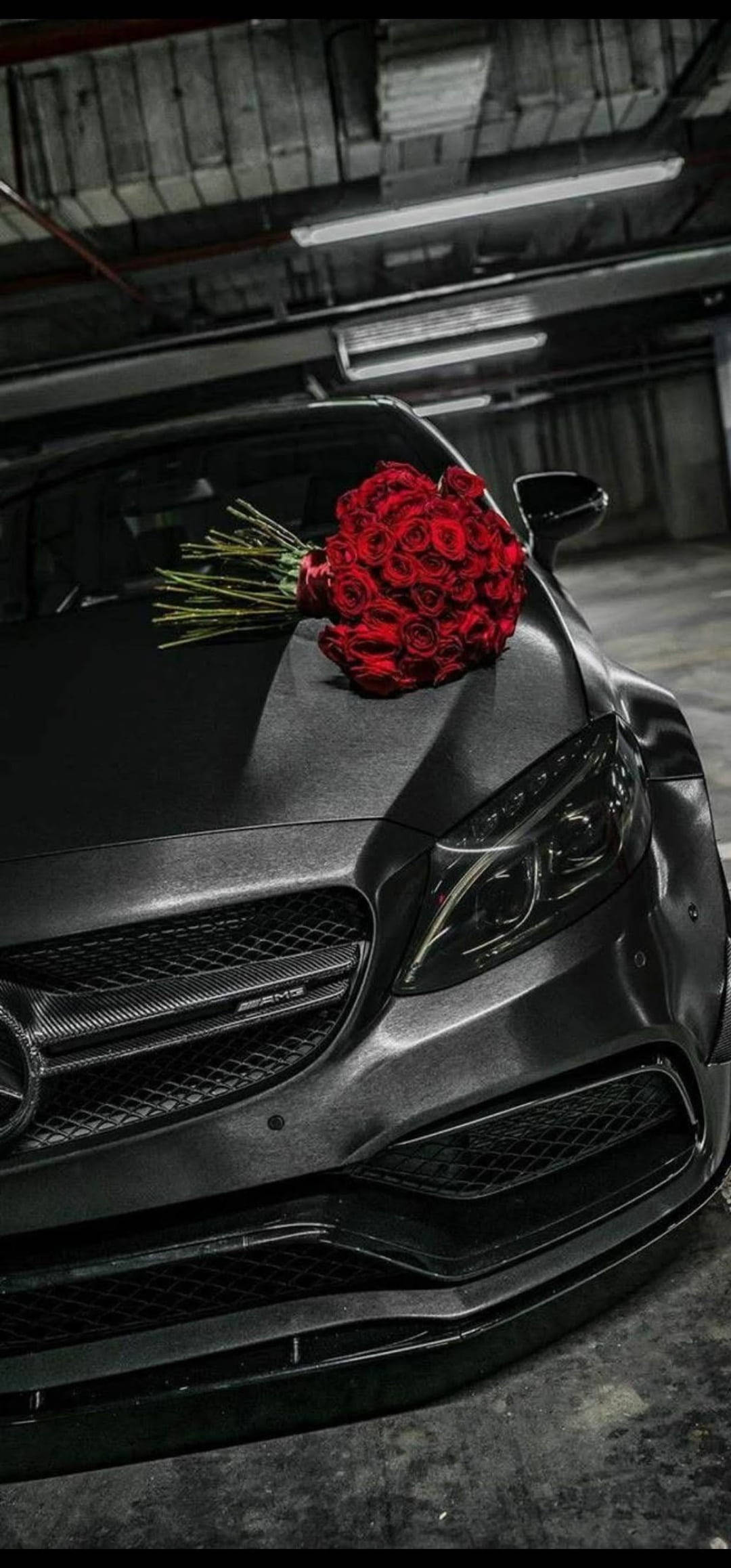 Mercedes iPhone X 3D Rose Fundal