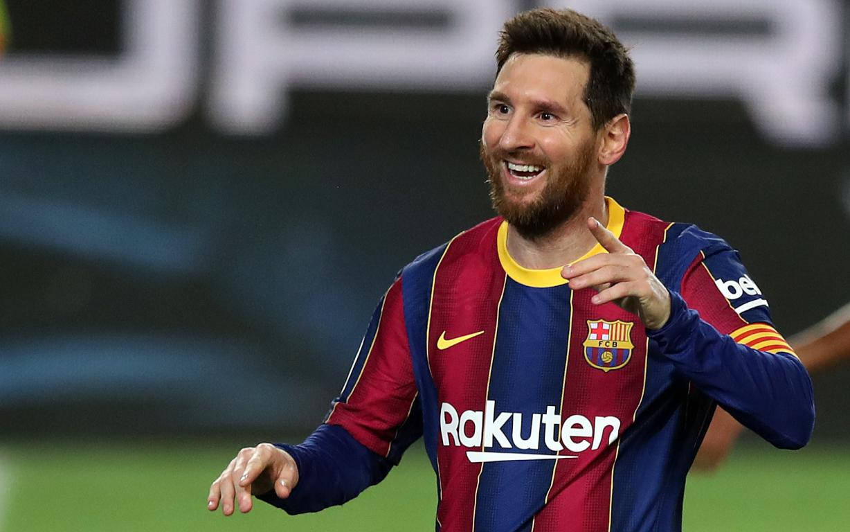 Messi 2021 Bucurie la Gol Fundal