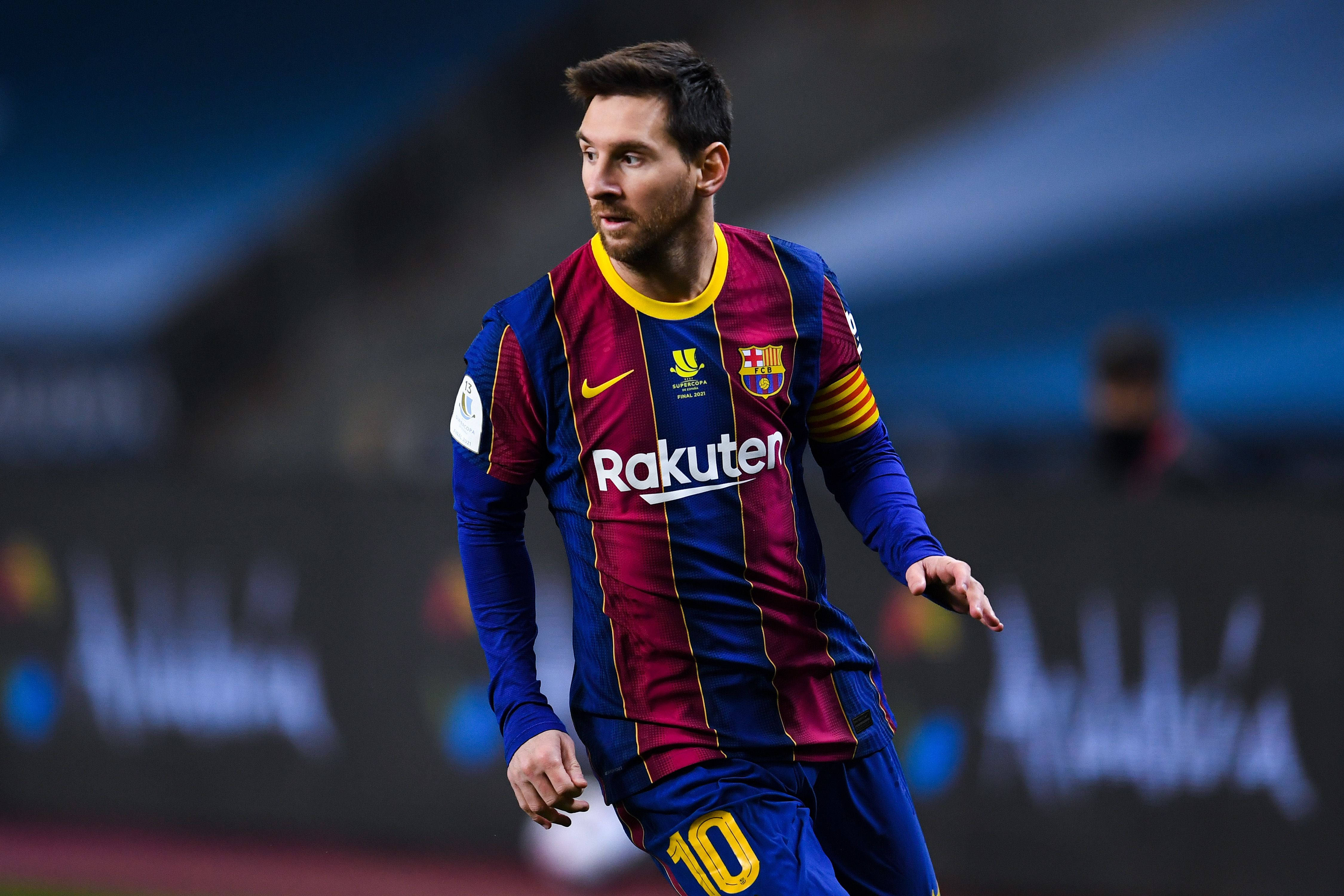 Messi 2021 FCB Fotbal Fundal