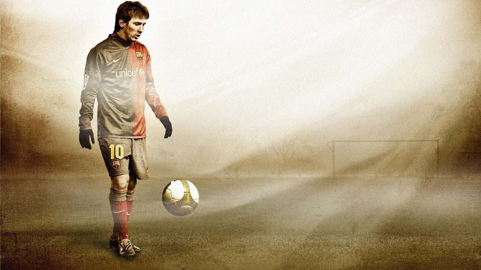 Messi se diferențiază de mulțime Fundal