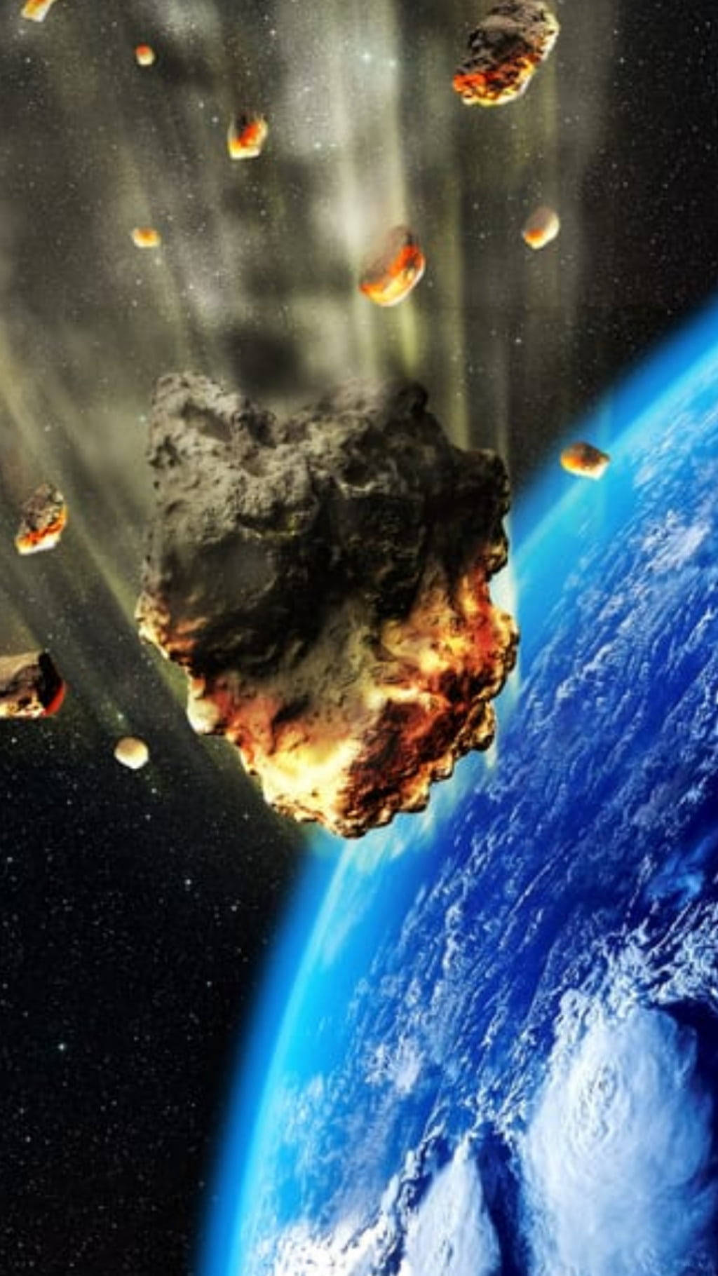 Meteorit în Cădere Capturat de NASA printr-un iPhone Fundal