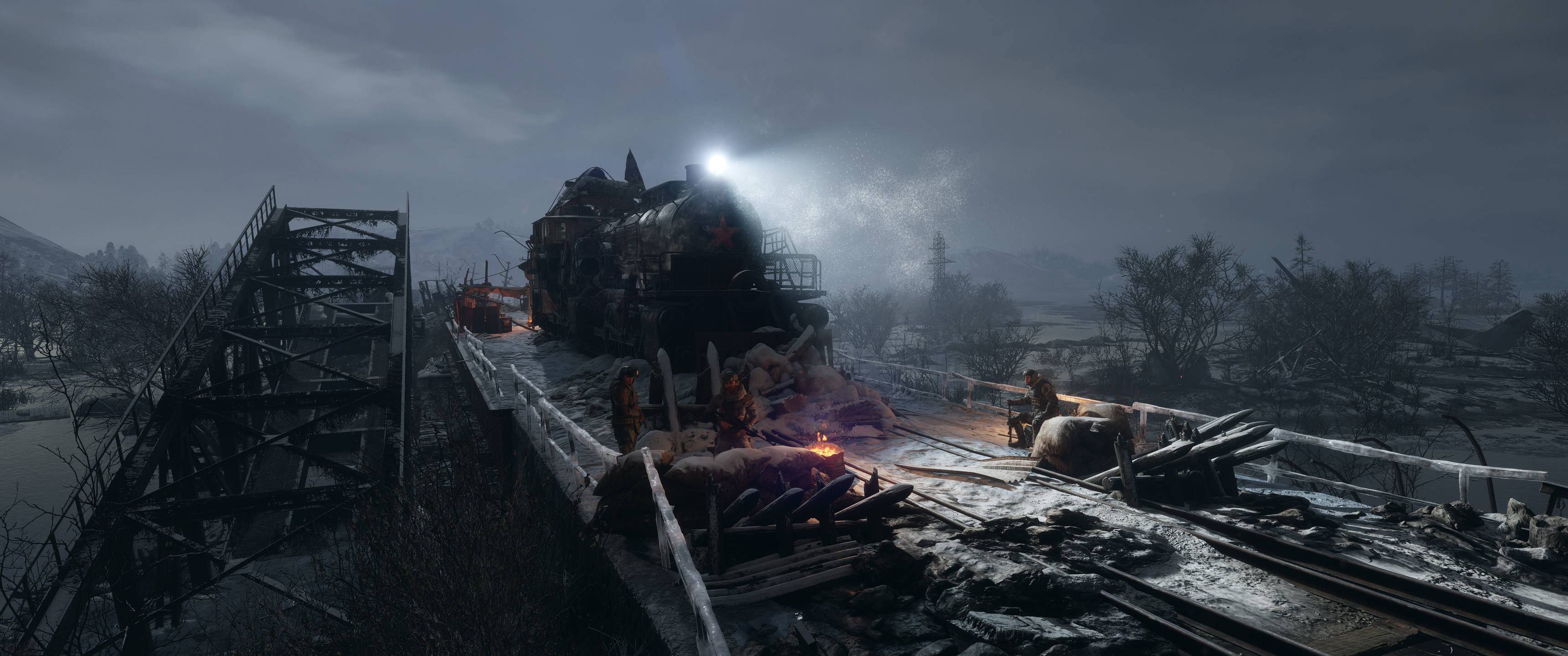 Metro Exodus Pod Distrus 3440x1440 Fundal