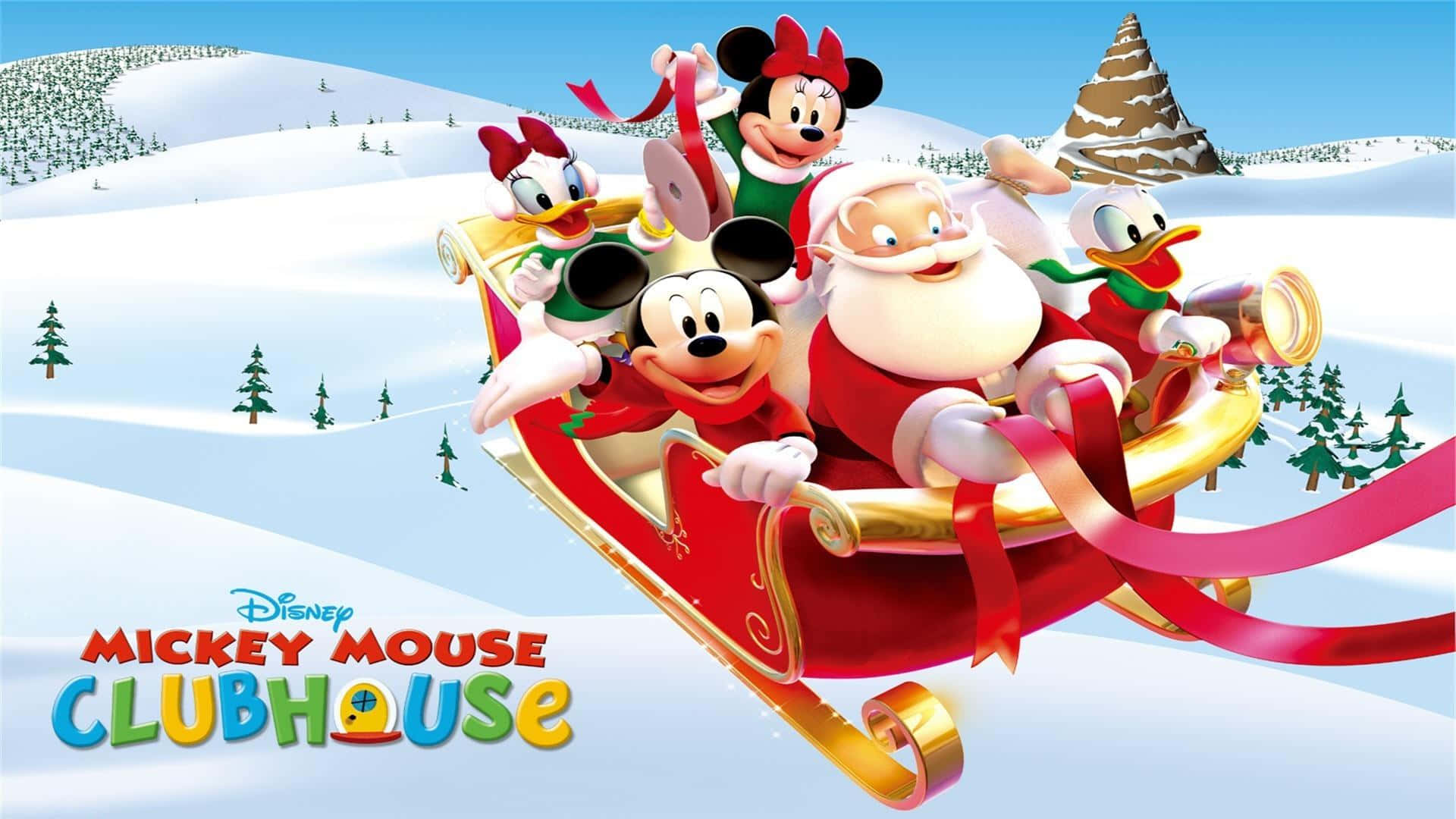 Mickey Mouse Clubhouse 2 - Moș Crăciun Fundal