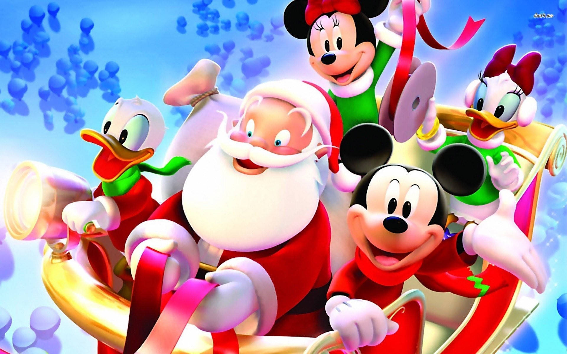 Mickey Mouse Disney Crăciun Fundal