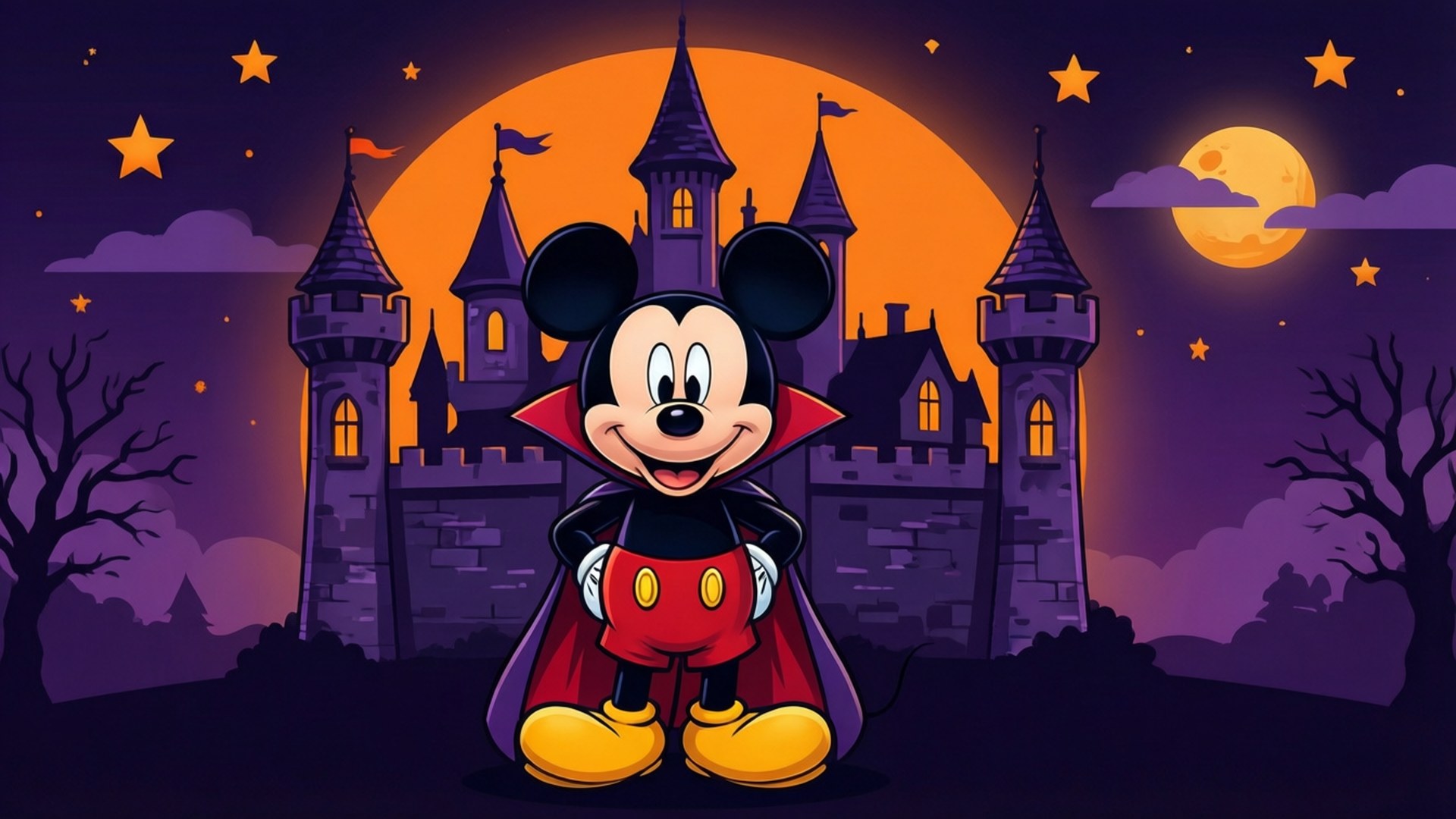 Mickey Vampir la Castel Fundal