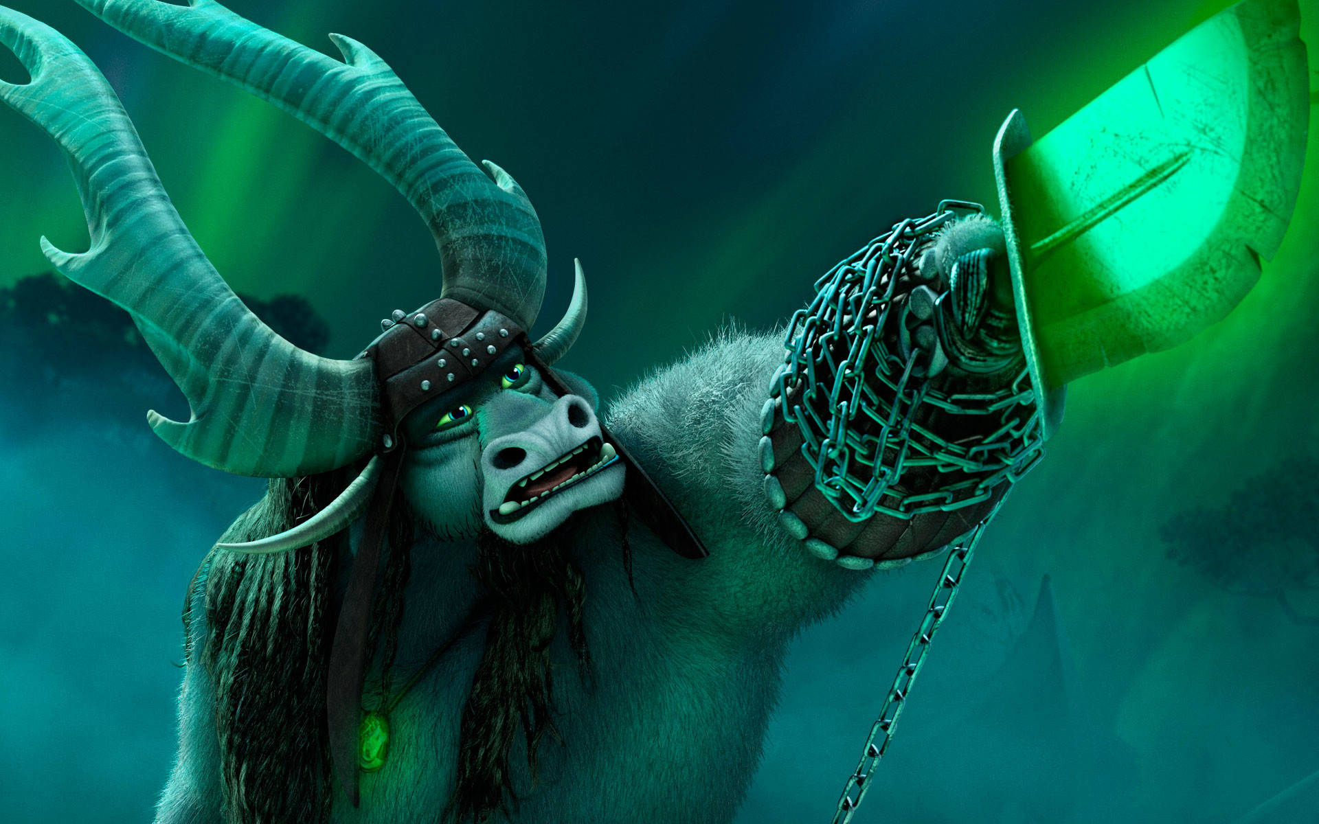 Mighty Kai - Marele Răufăcător din Kung Fu Panda 3 Fundal