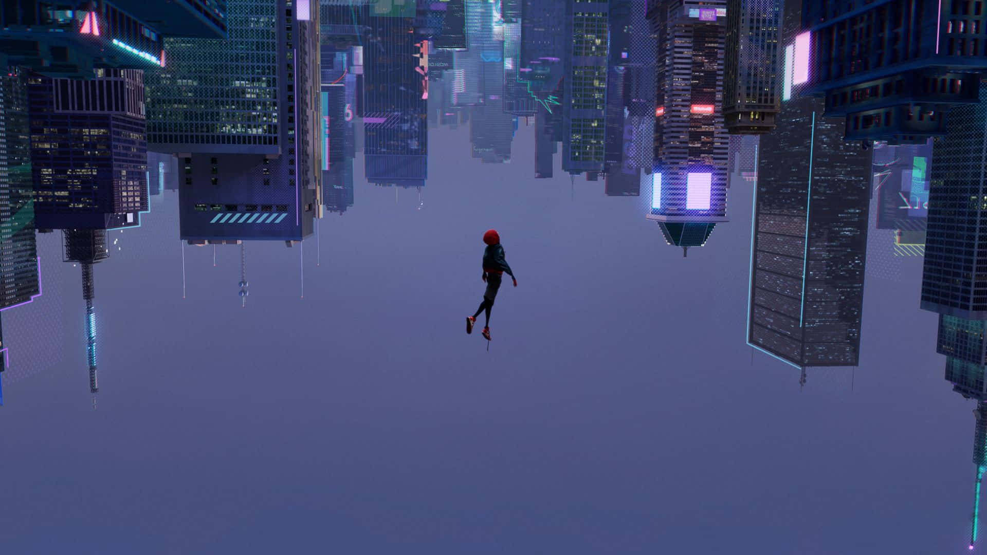 Miles Morales Spider Man pe calculator Fundal