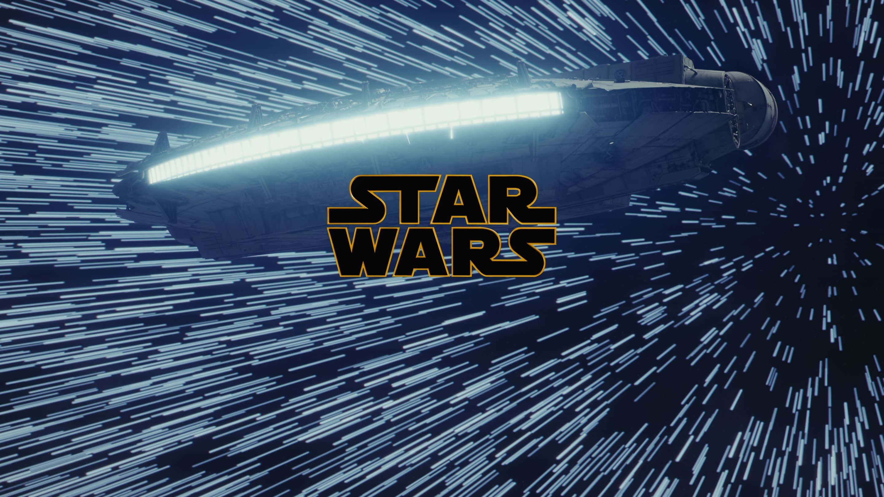 Millennium Falcon din Star Wars în spațiu Fundal
