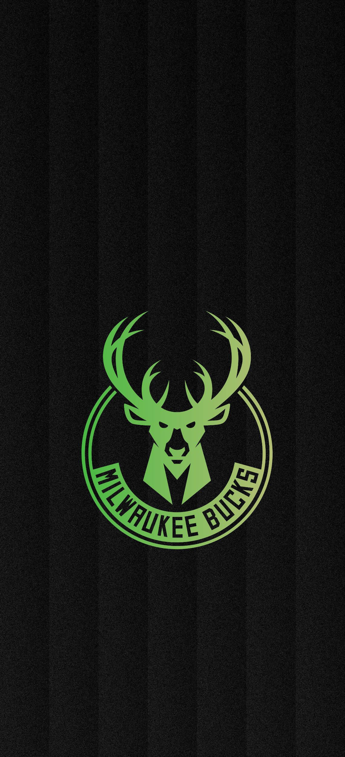 Milwaukee Bucks Emblemă Verde Fundal